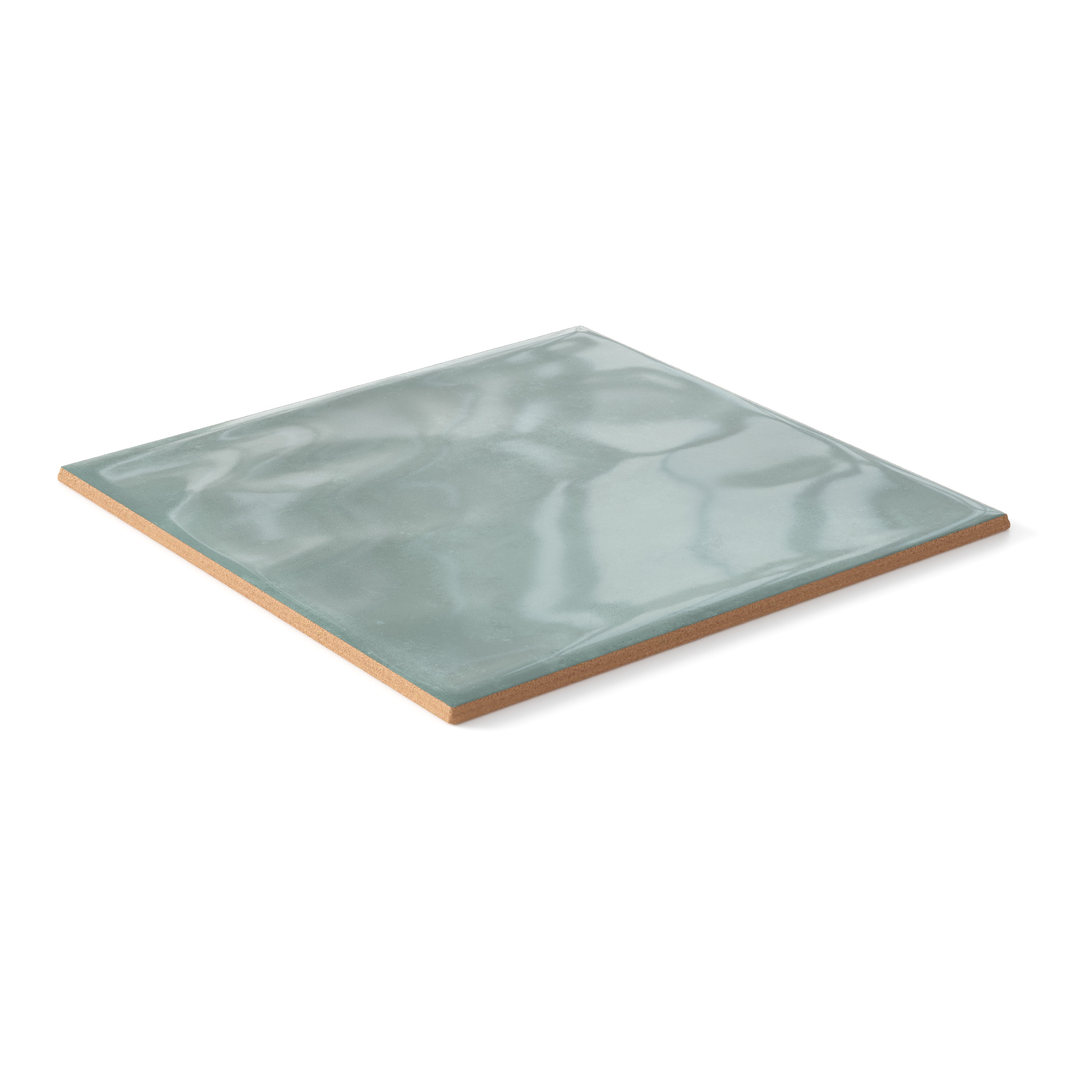 Lilah 6x6 Glossy Ceramic Tile in Opal