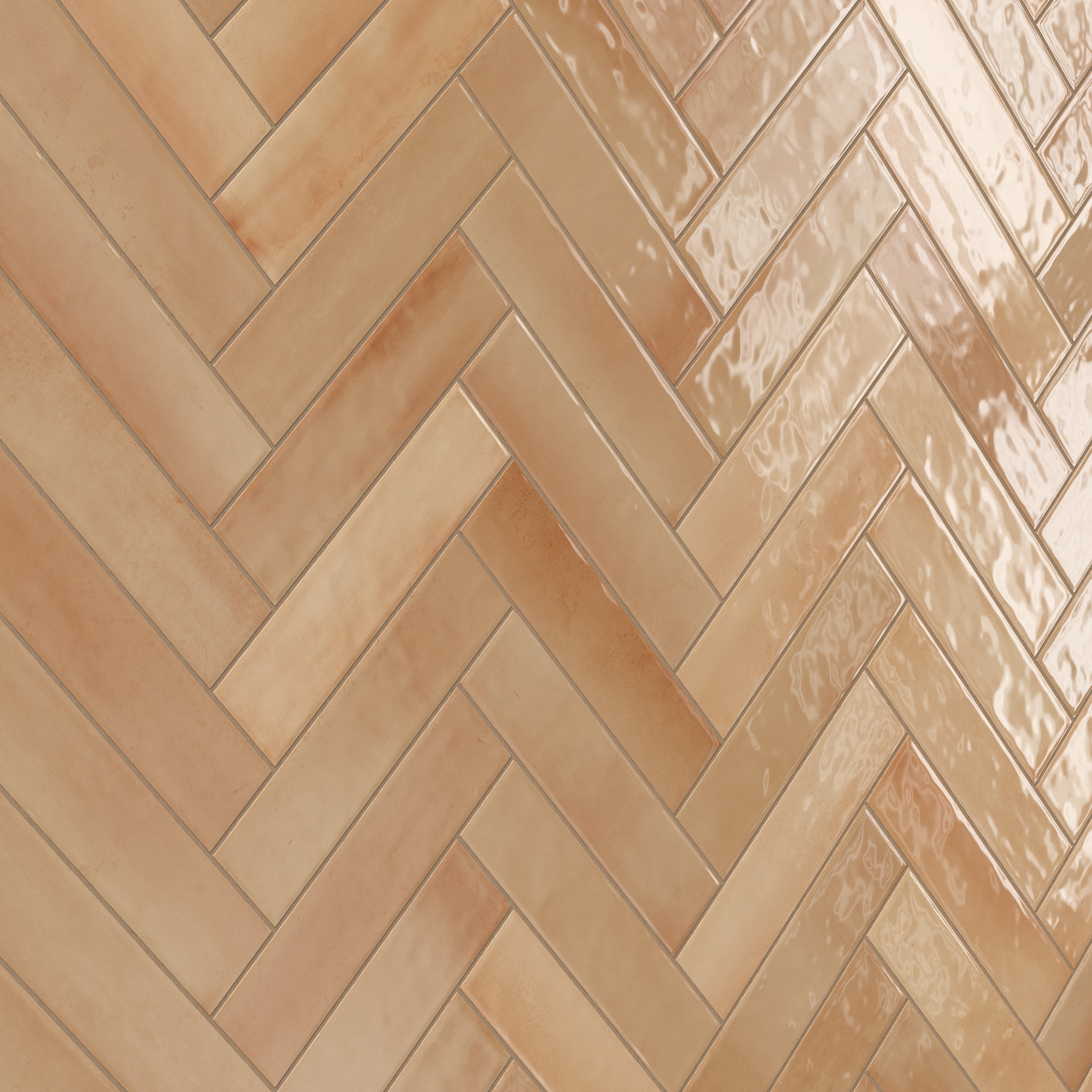 Olivia 4x16 Glossy Ceramic Tile in Cotto