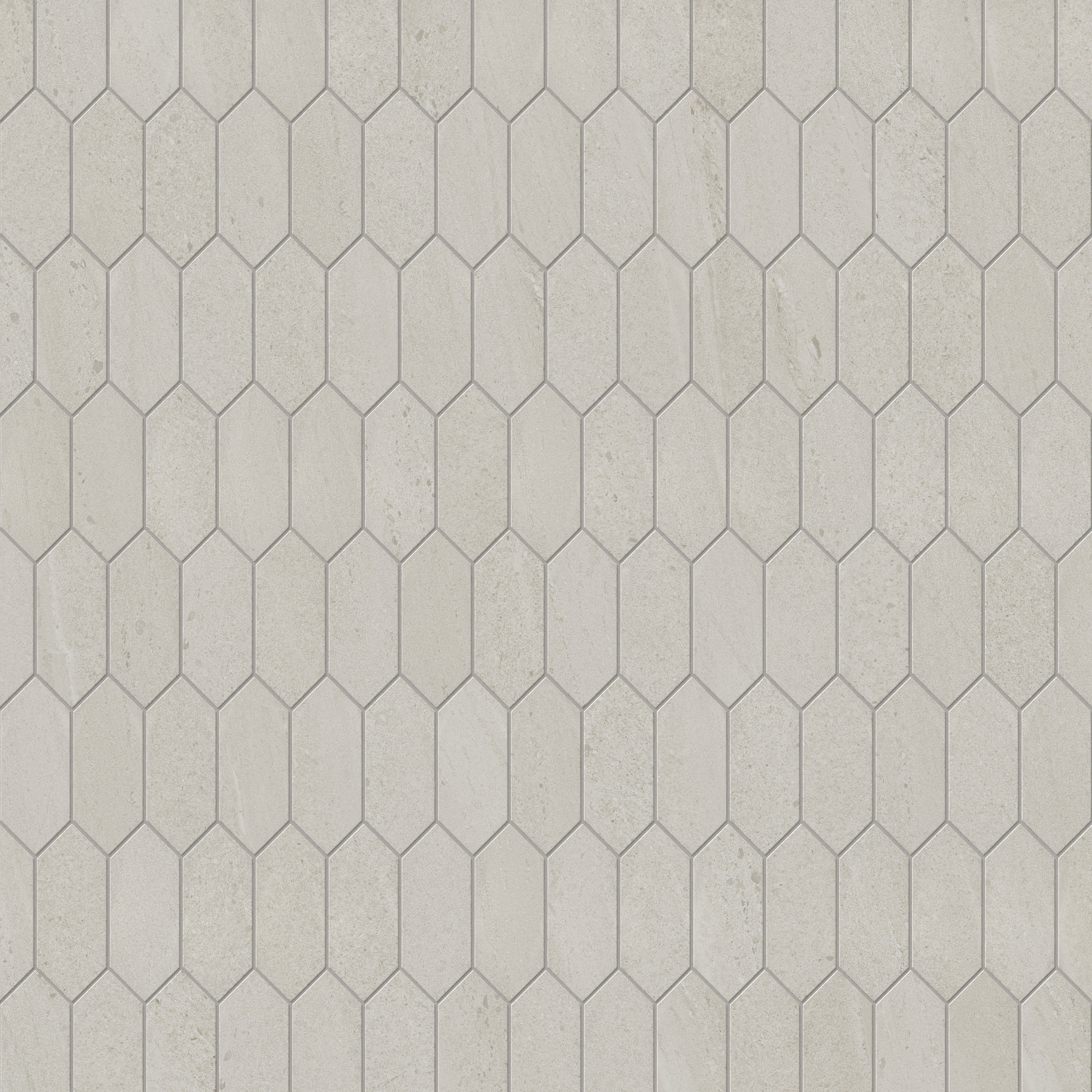 Bryce 2x5 Satin Ceramic Picket Mosaic in Sand