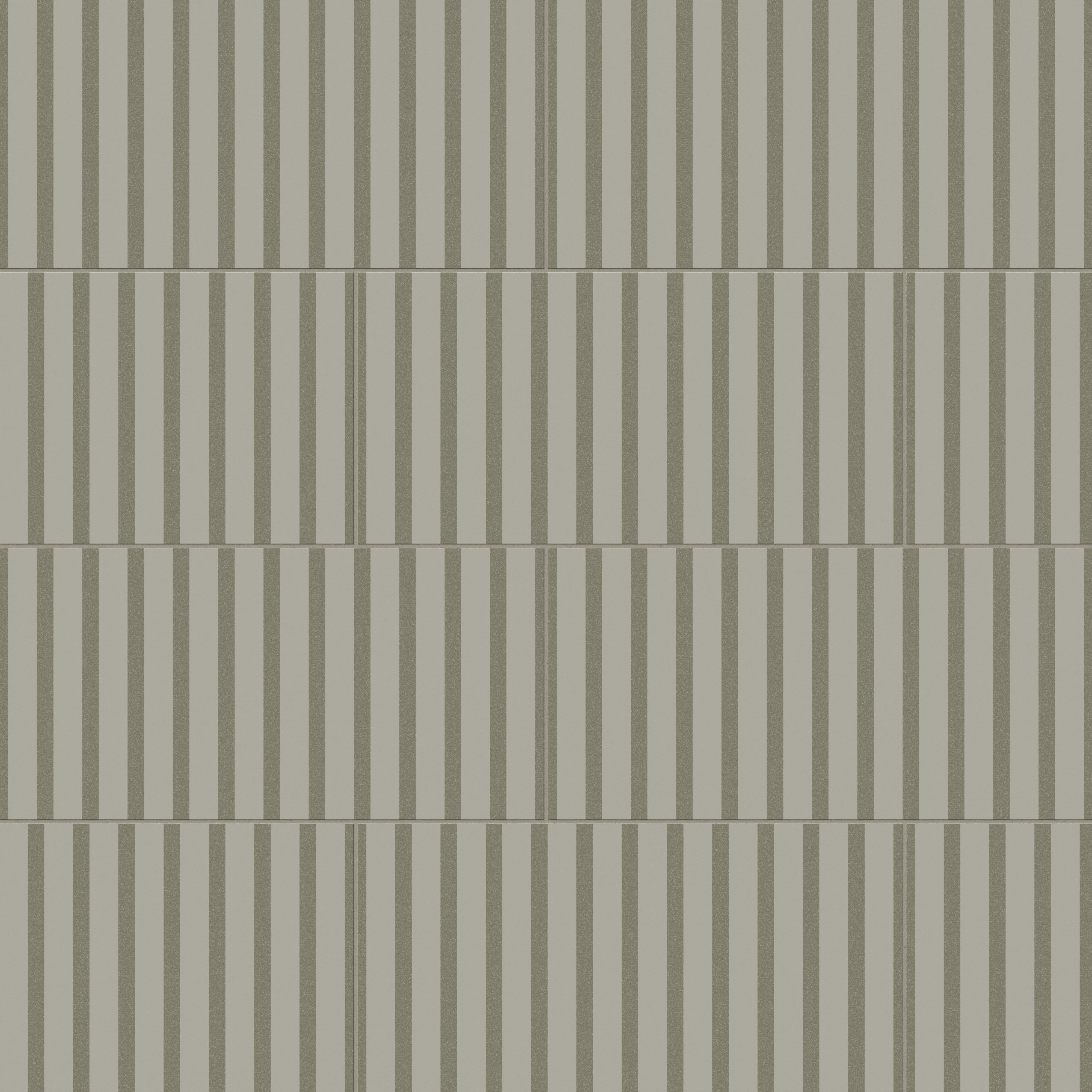 Riley 12x24 Matte Porcelain Tile in Striped Pattern Sterling