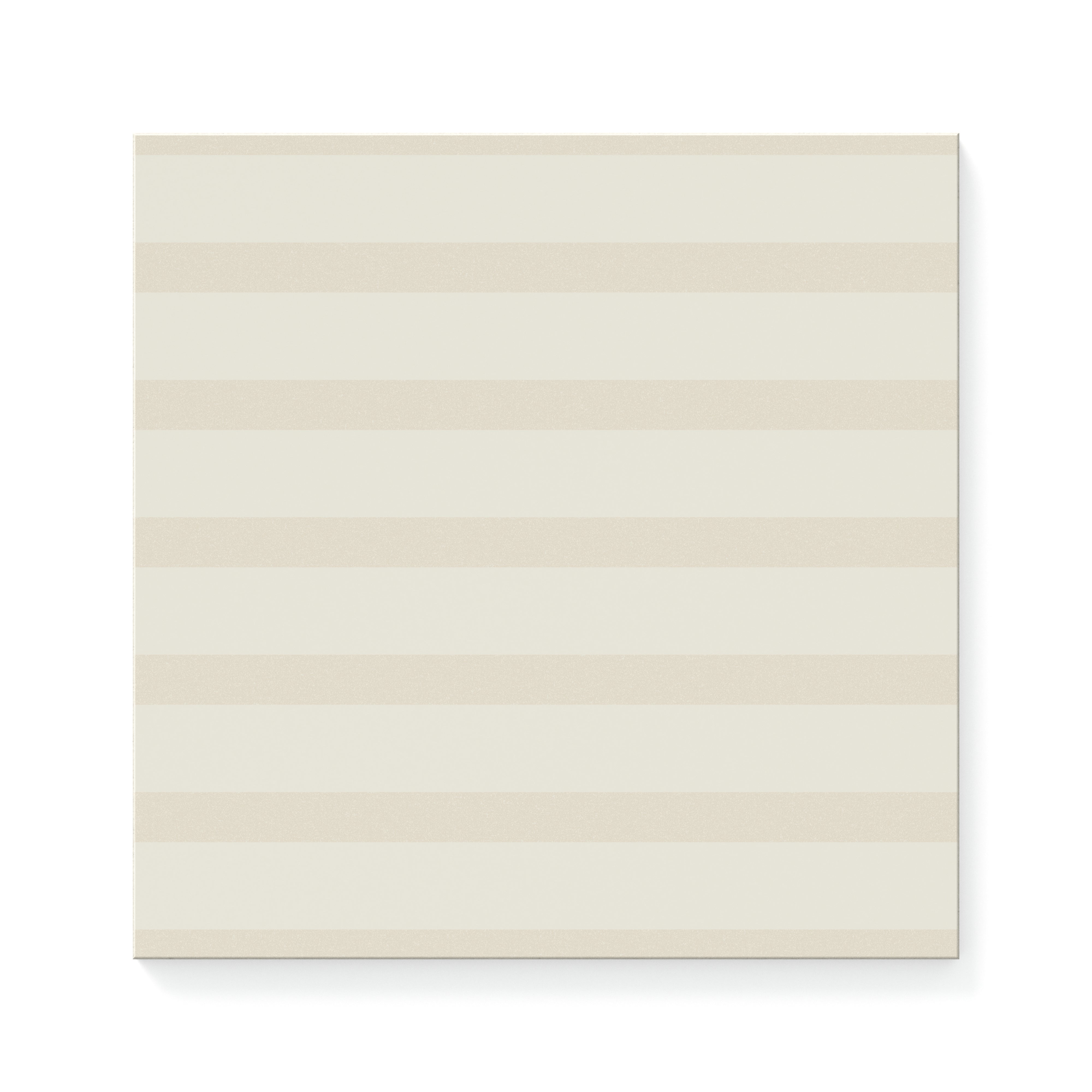 Riley 12x12 Matte Porcelain Tile in Striped Pattern Cream