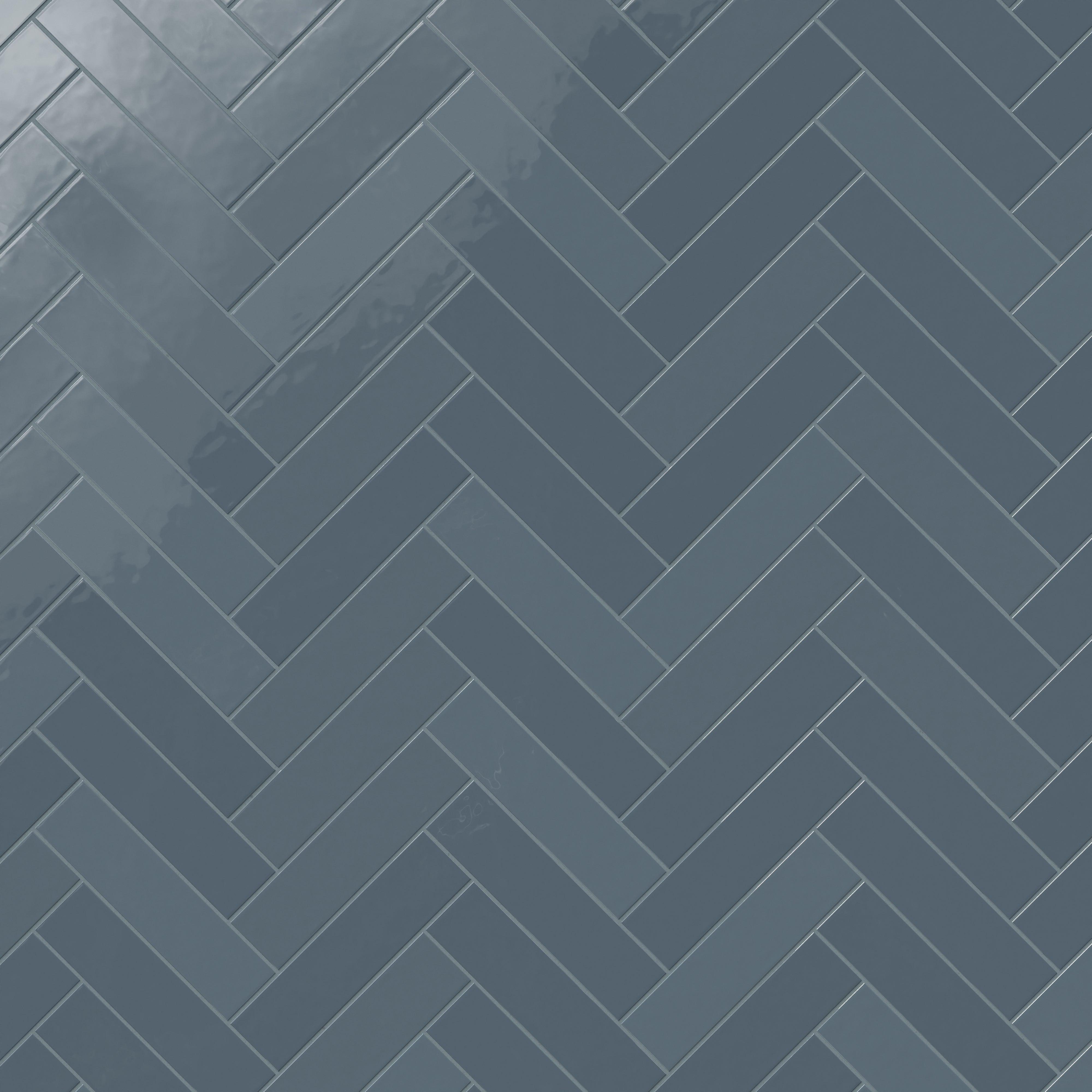 Teagan 3x12 Glossy Ceramic Tile in Denim