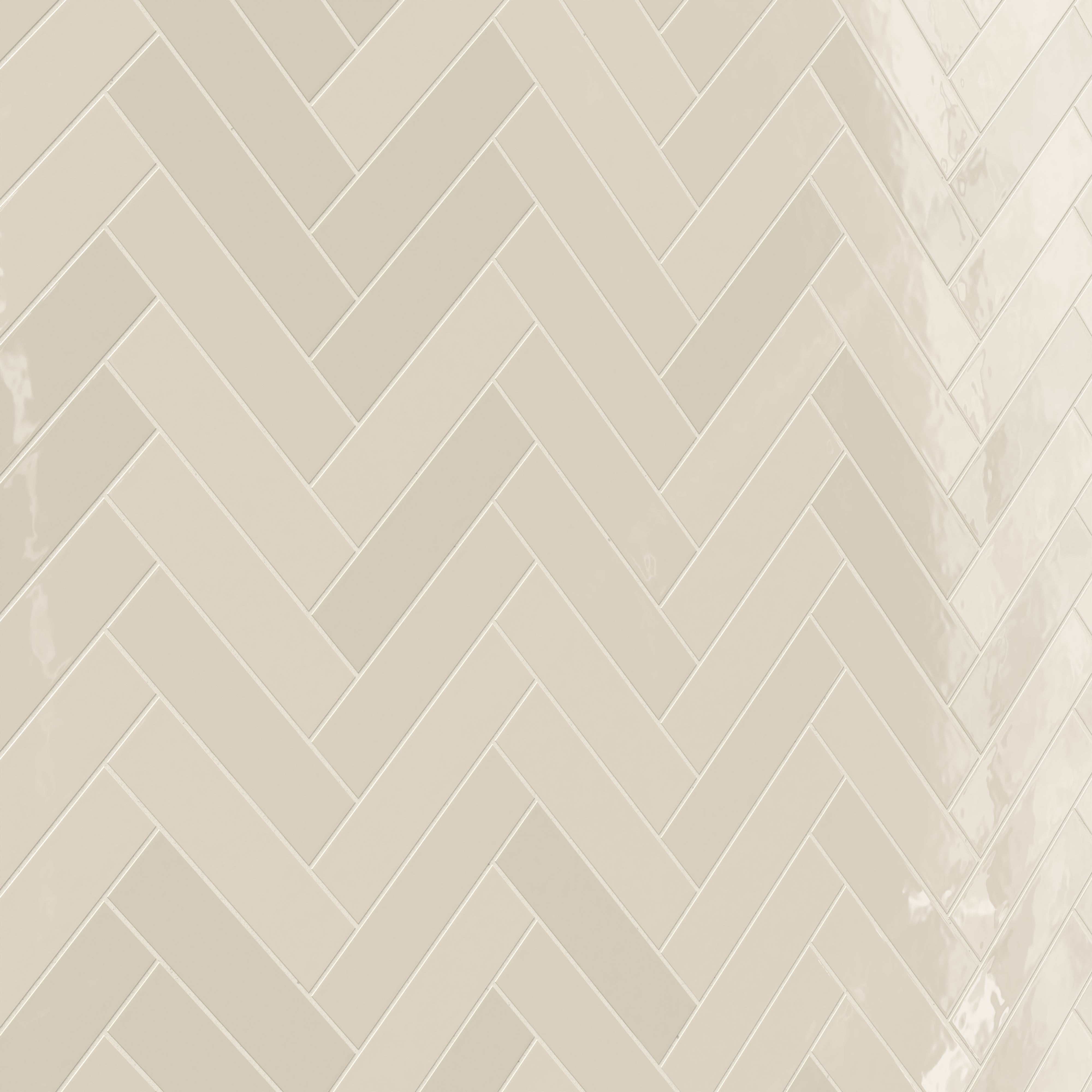 Teagan 3x12 Glossy Ceramic Tile in Cream