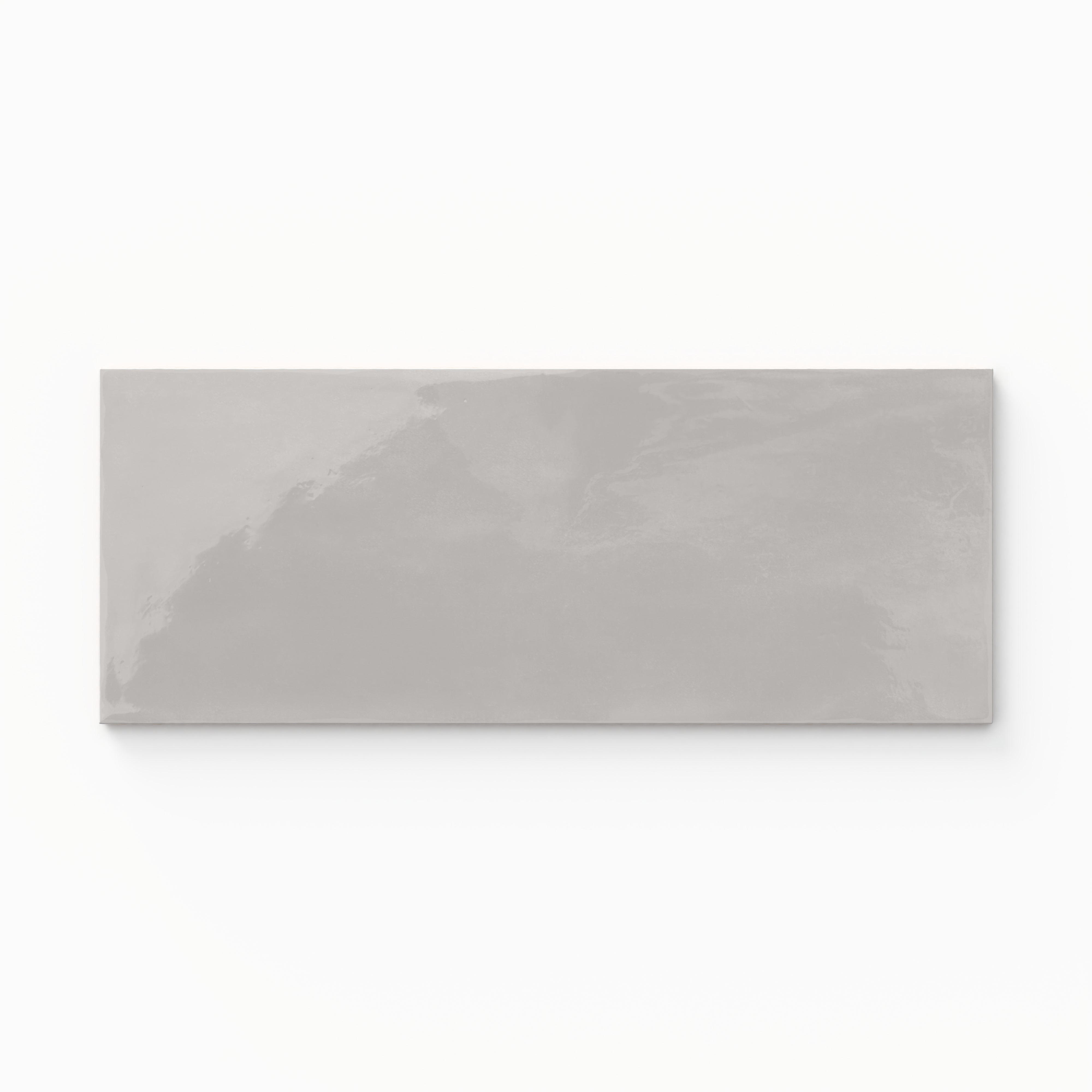 Josie 4x10 Glossy Ceramic Tile in Fog