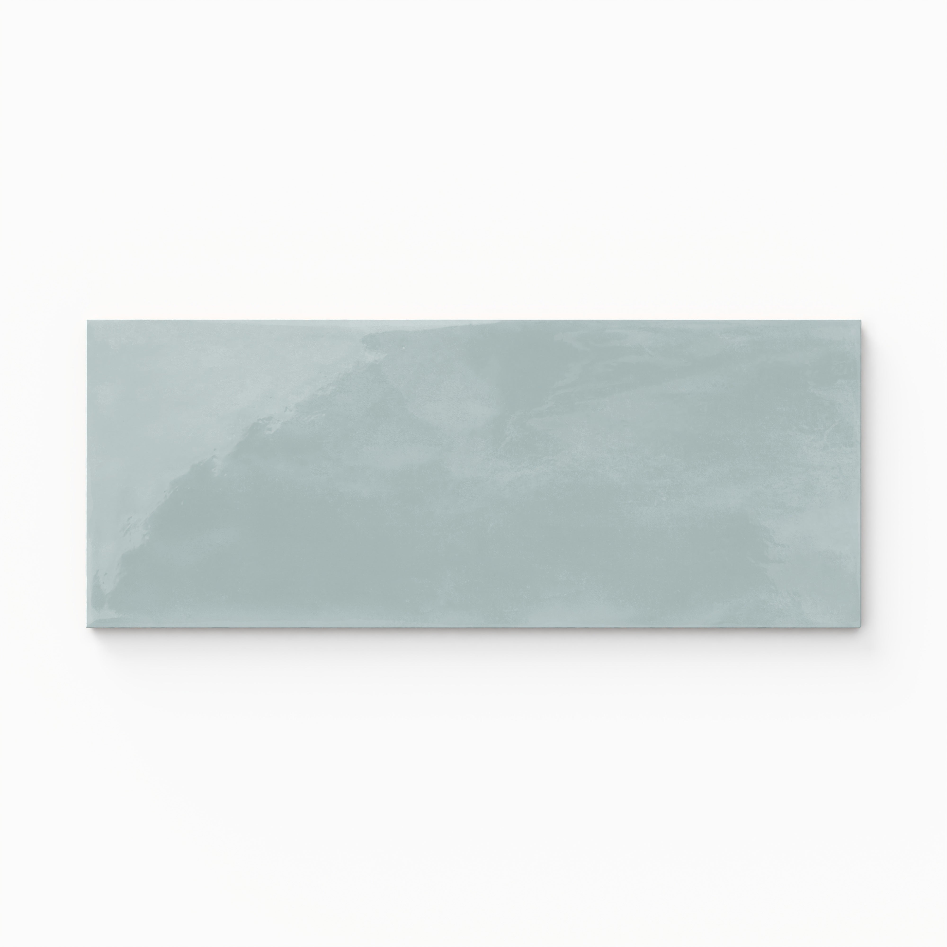 Josie 4x10 Glossy Ceramic Tile in Sky Sample