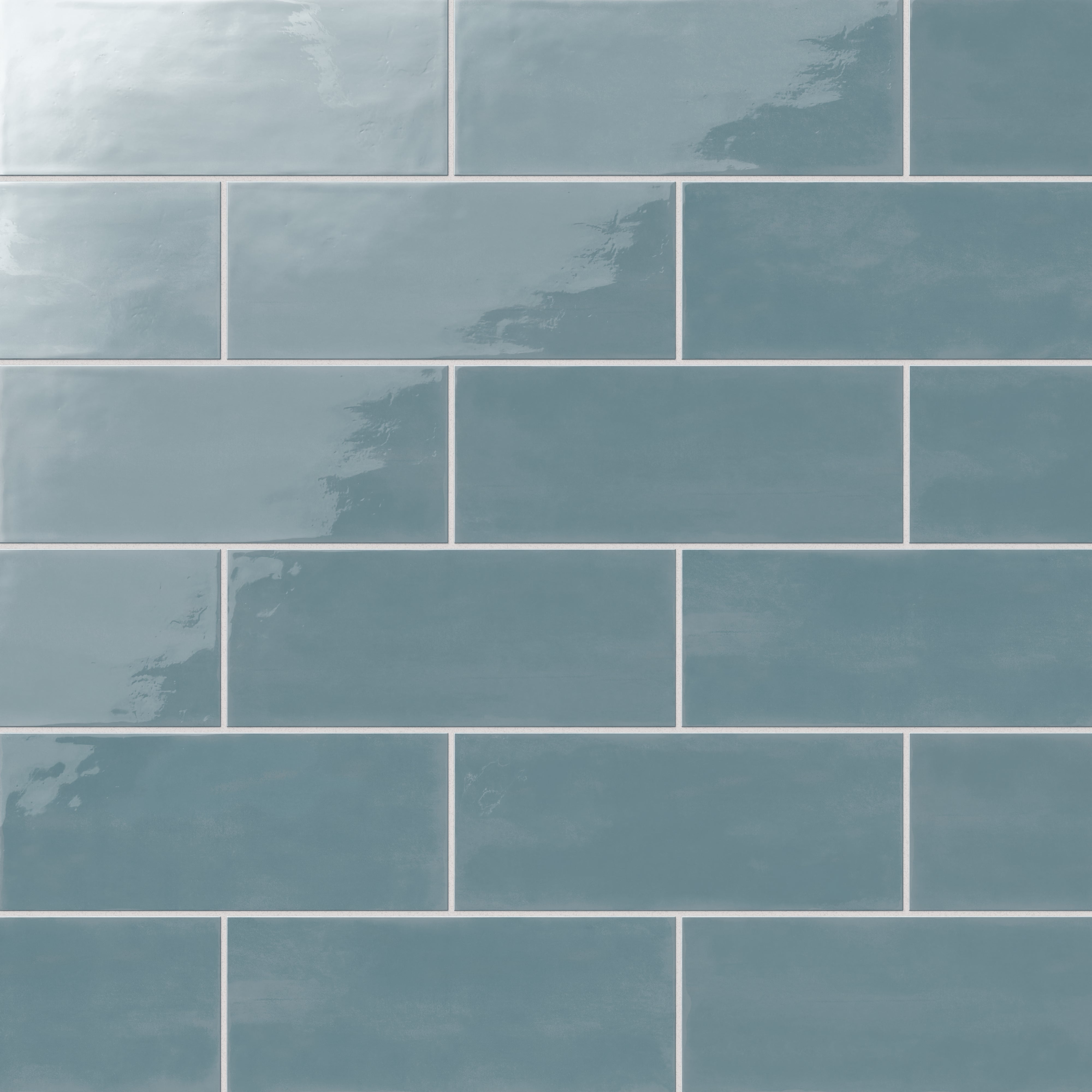 Josie 4x10 Glossy Ceramic Tile in Ocean