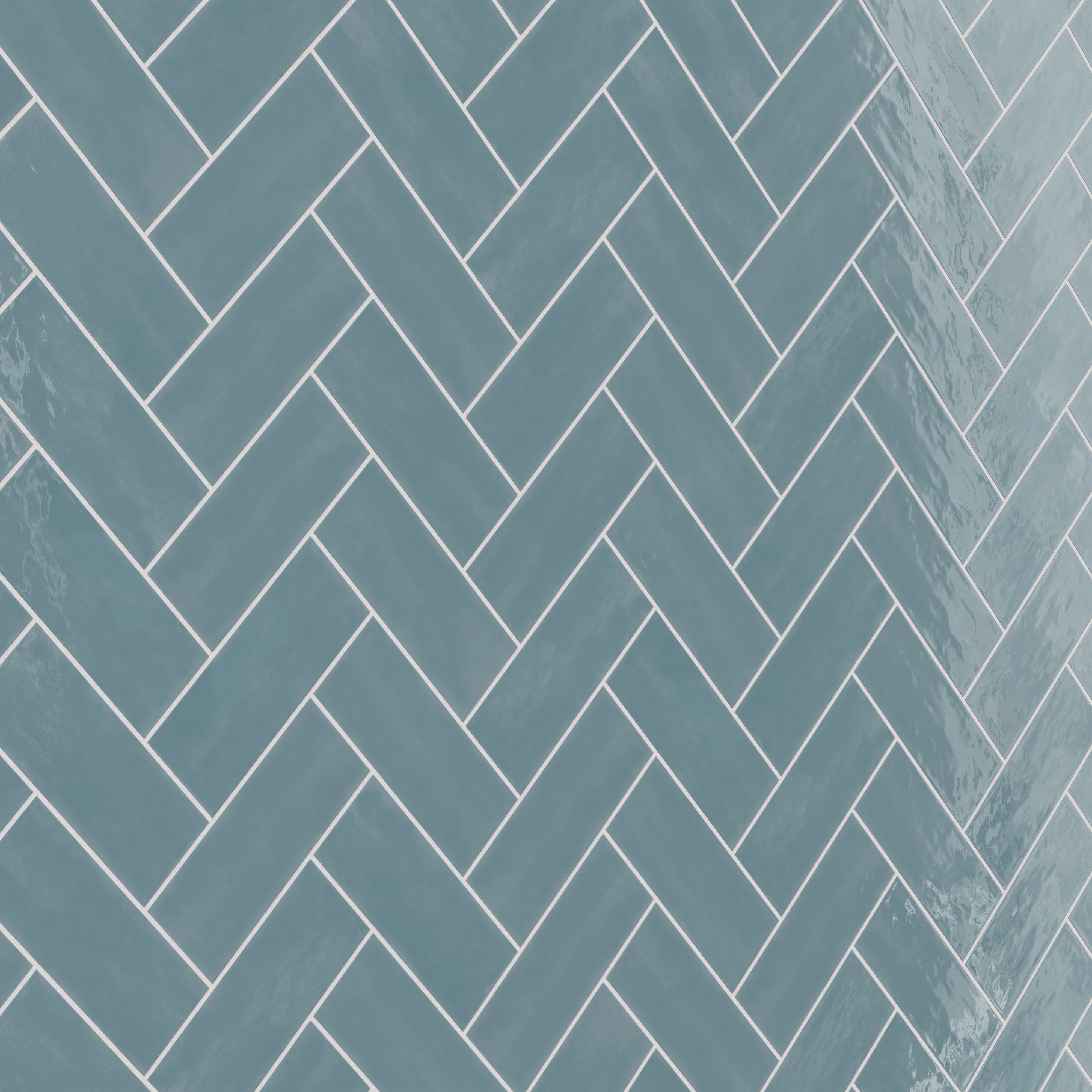 Josie 4x10 Glossy Ceramic Tile in Ocean