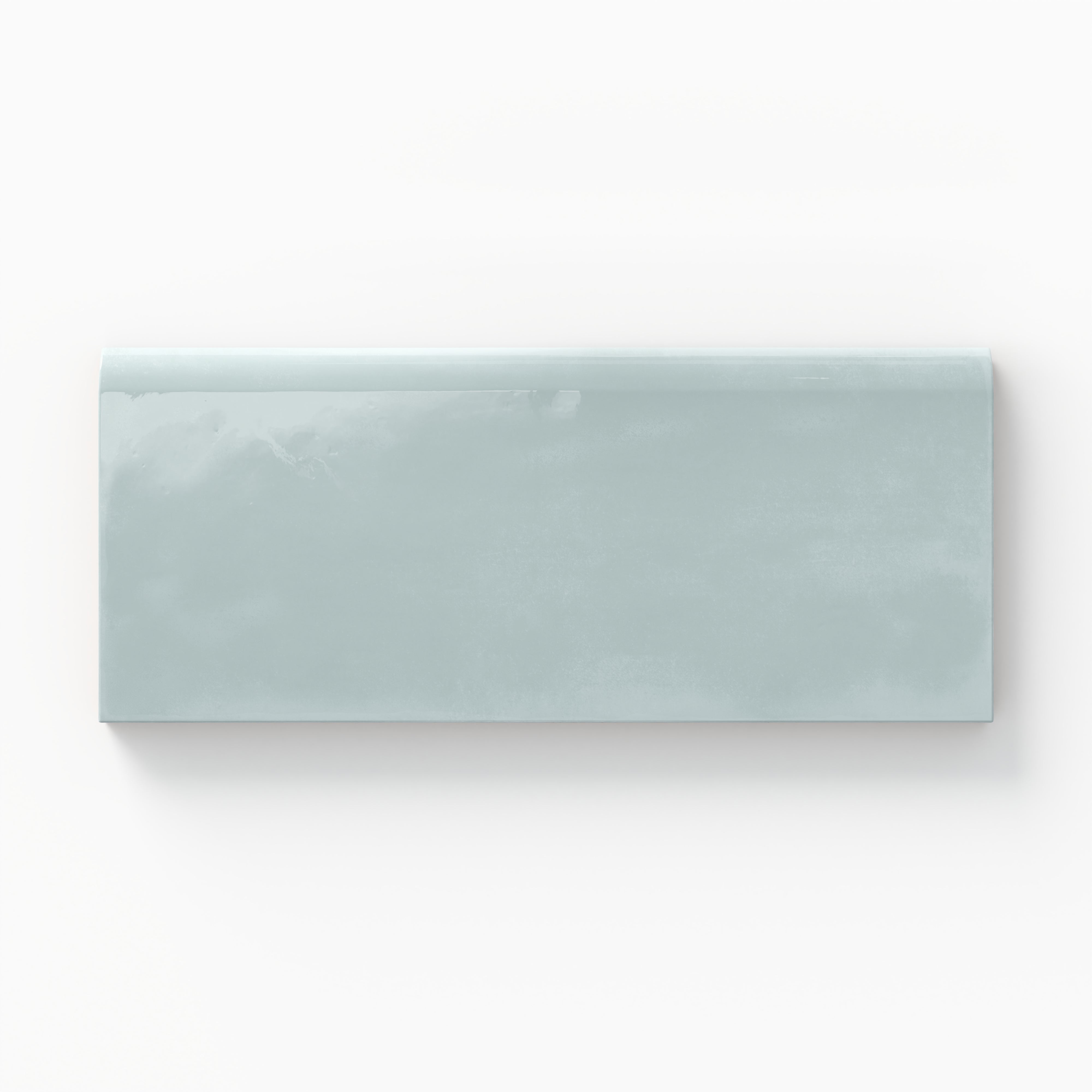 Josie 3x6 Bullnose Glossy Ceramic Tile in Sky