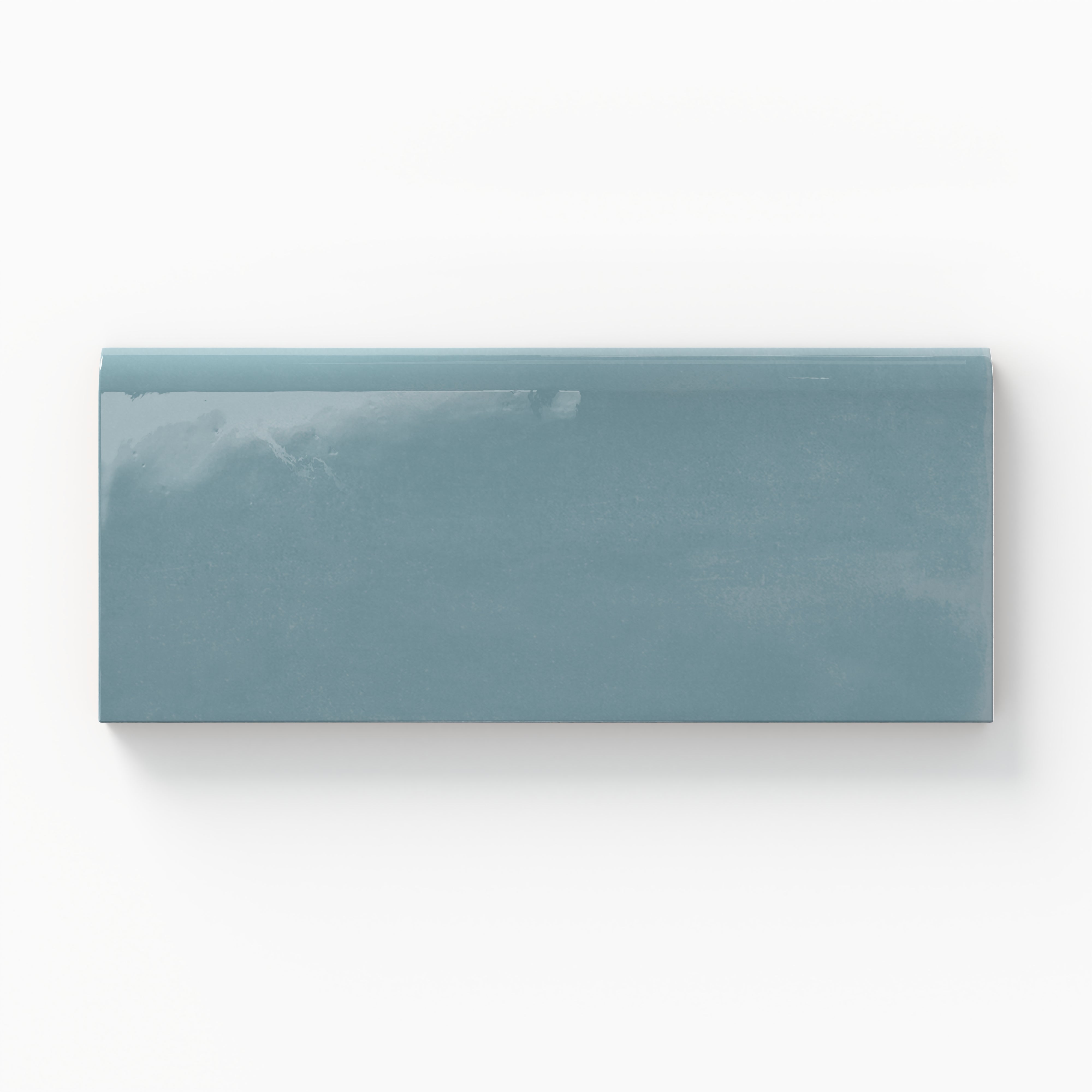 Josie 3x6 Bullnose Glossy Ceramic Tile in Ocean