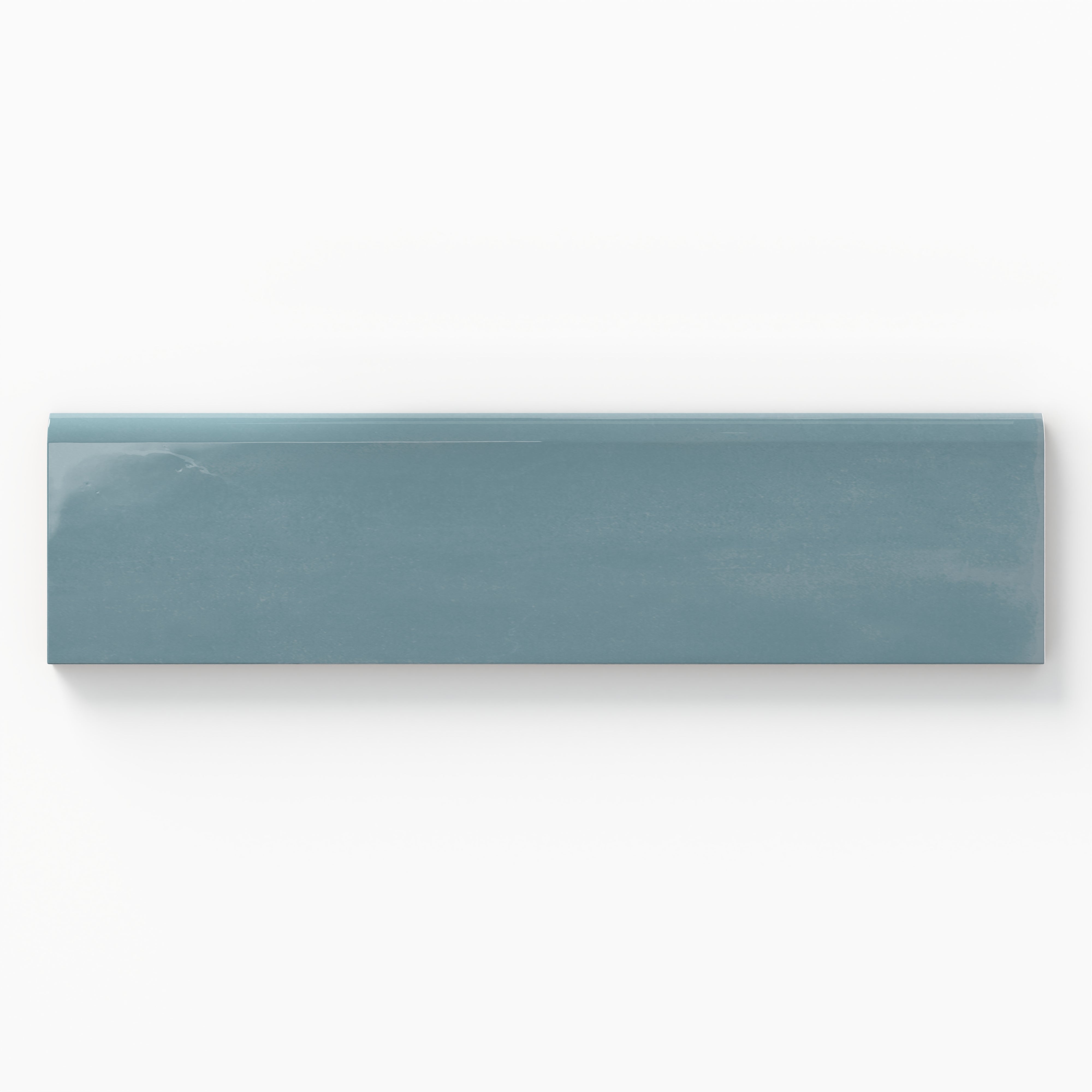 Josie 3x10 Bullnose Glossy Ceramic Tile in Ocean