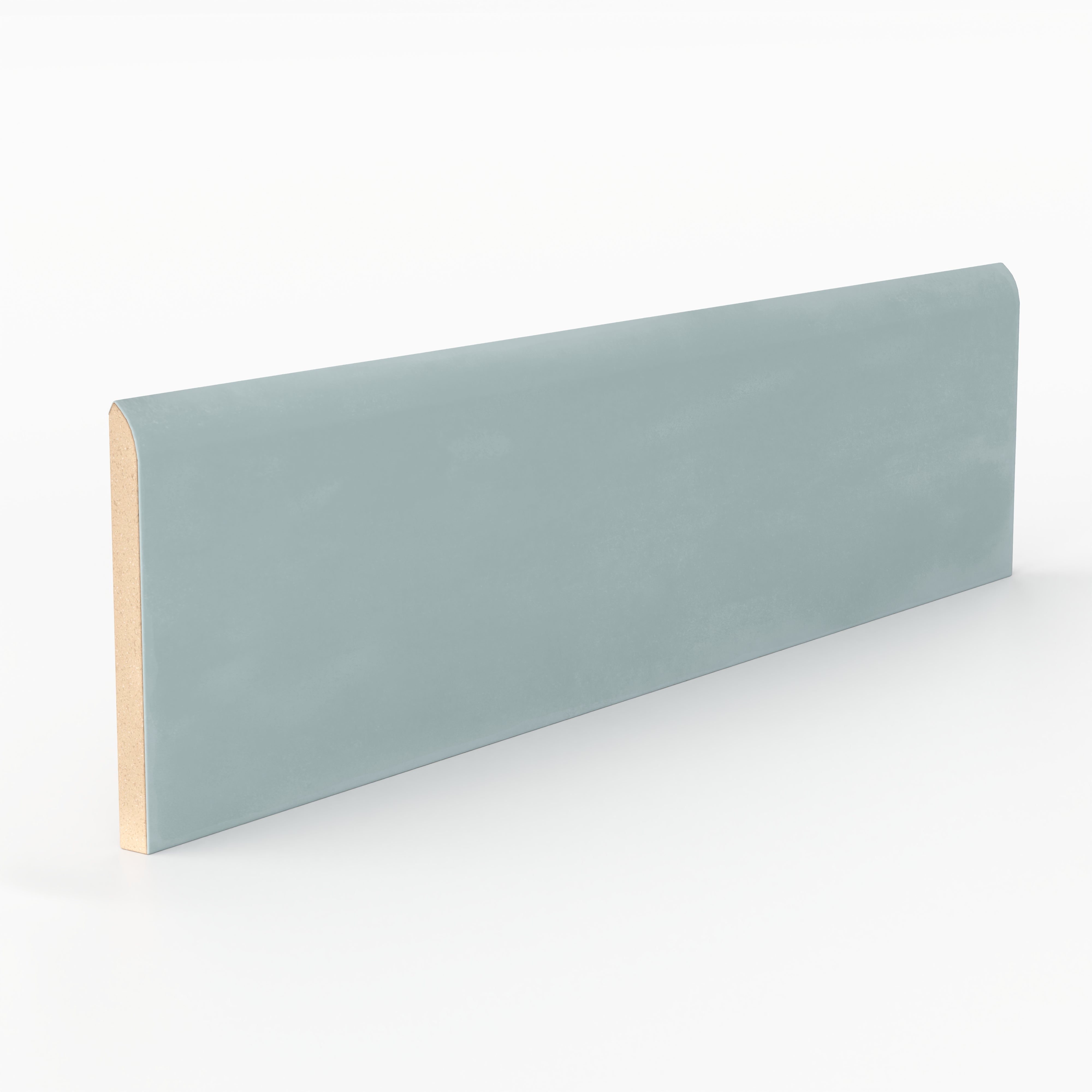 Josie 3x10 Bullnose Matte Ceramic Tile in Sky