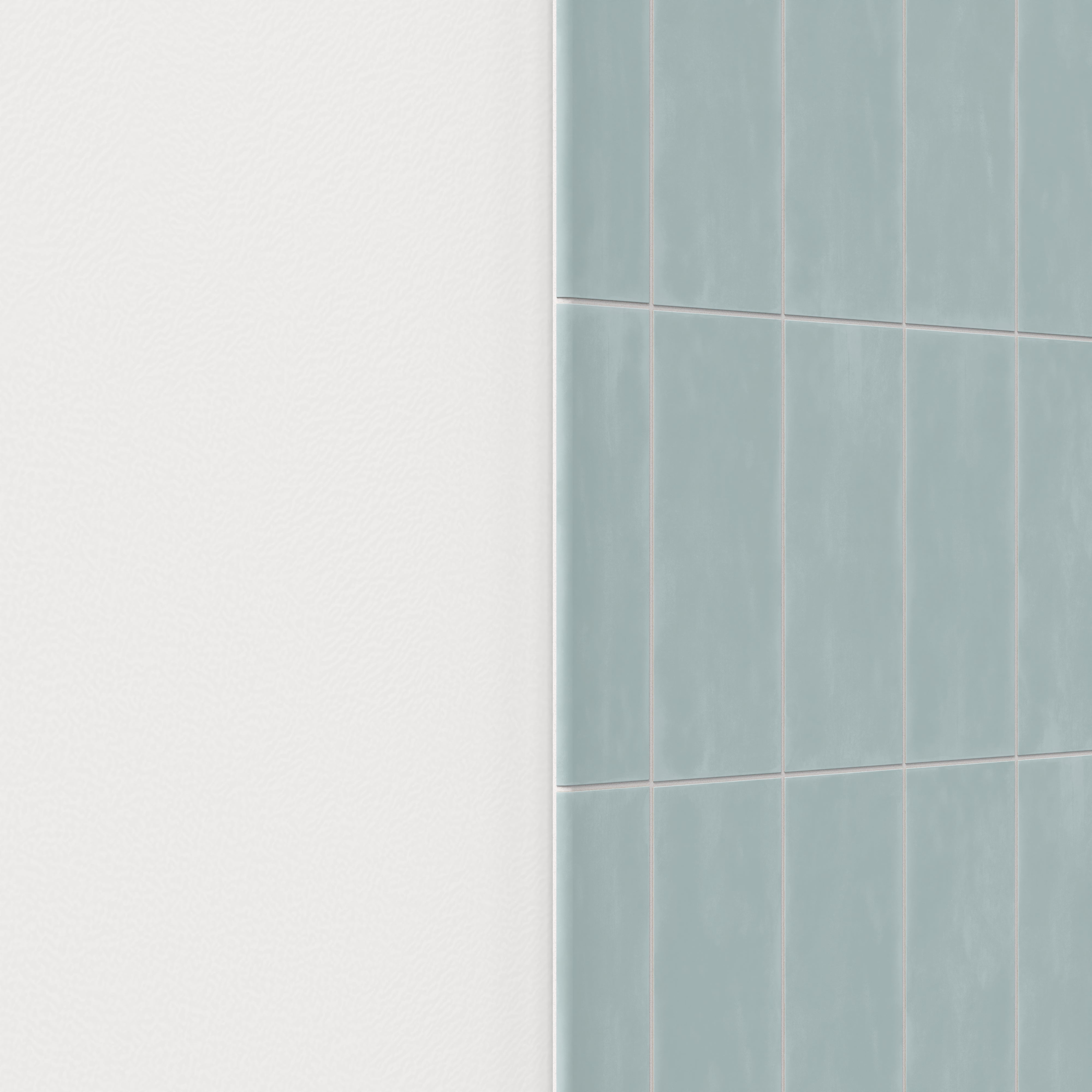 Josie 3x10 Bullnose Matte Ceramic Tile in Sky