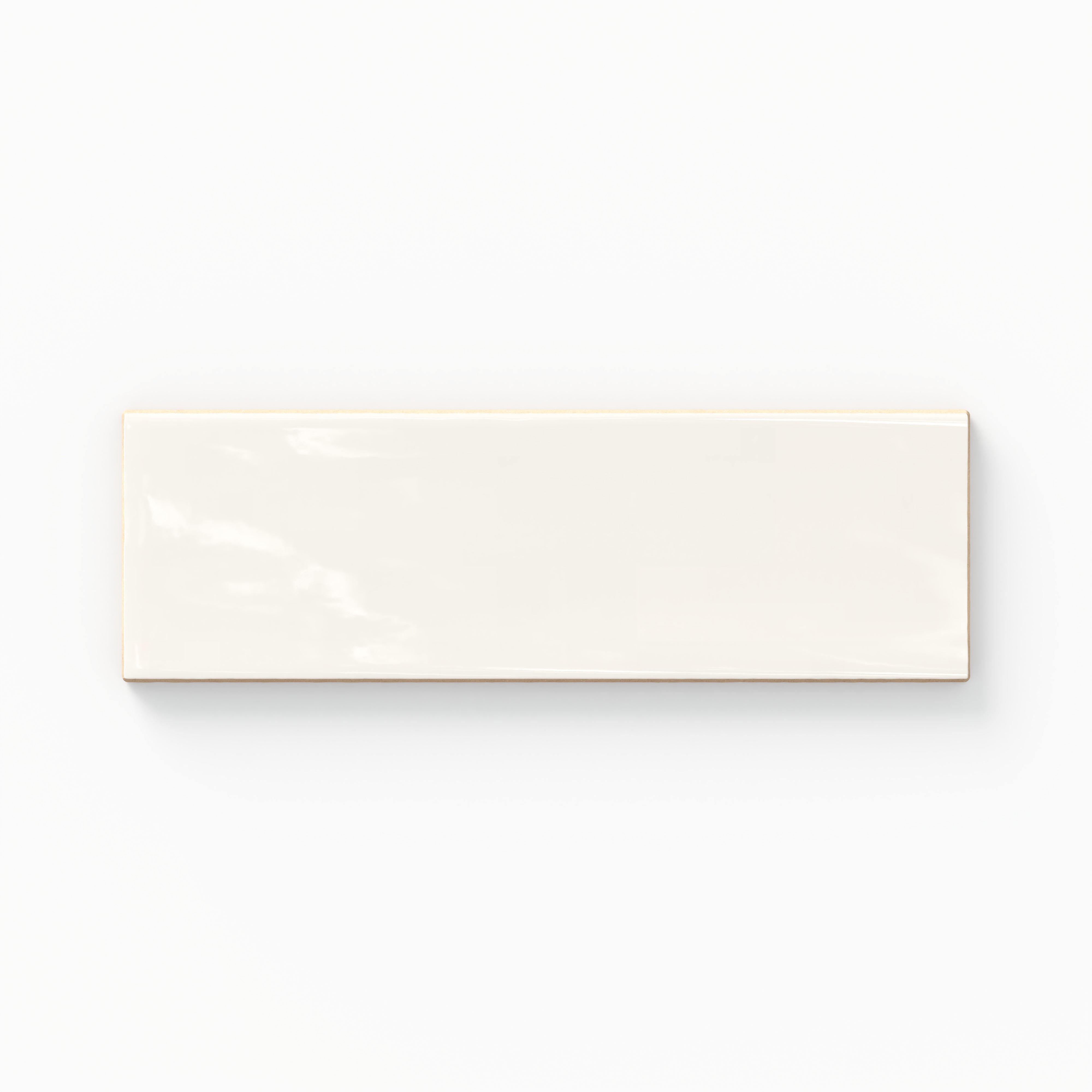 Jaden 2.5x8 Glossy Ceramic Tile in Eggshell Sample