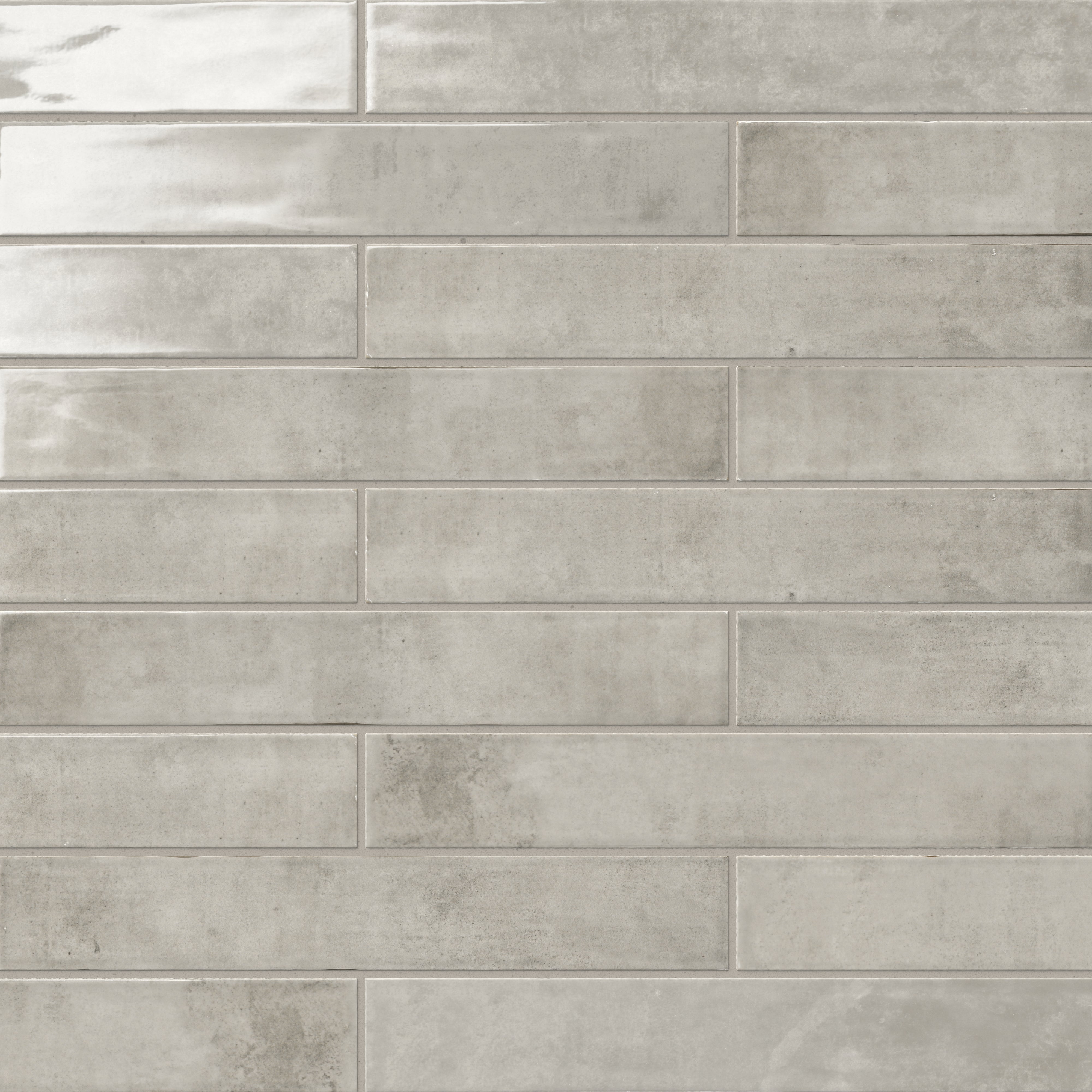 Jaden 2.5x16 Glossy Ceramic Tile in Dove