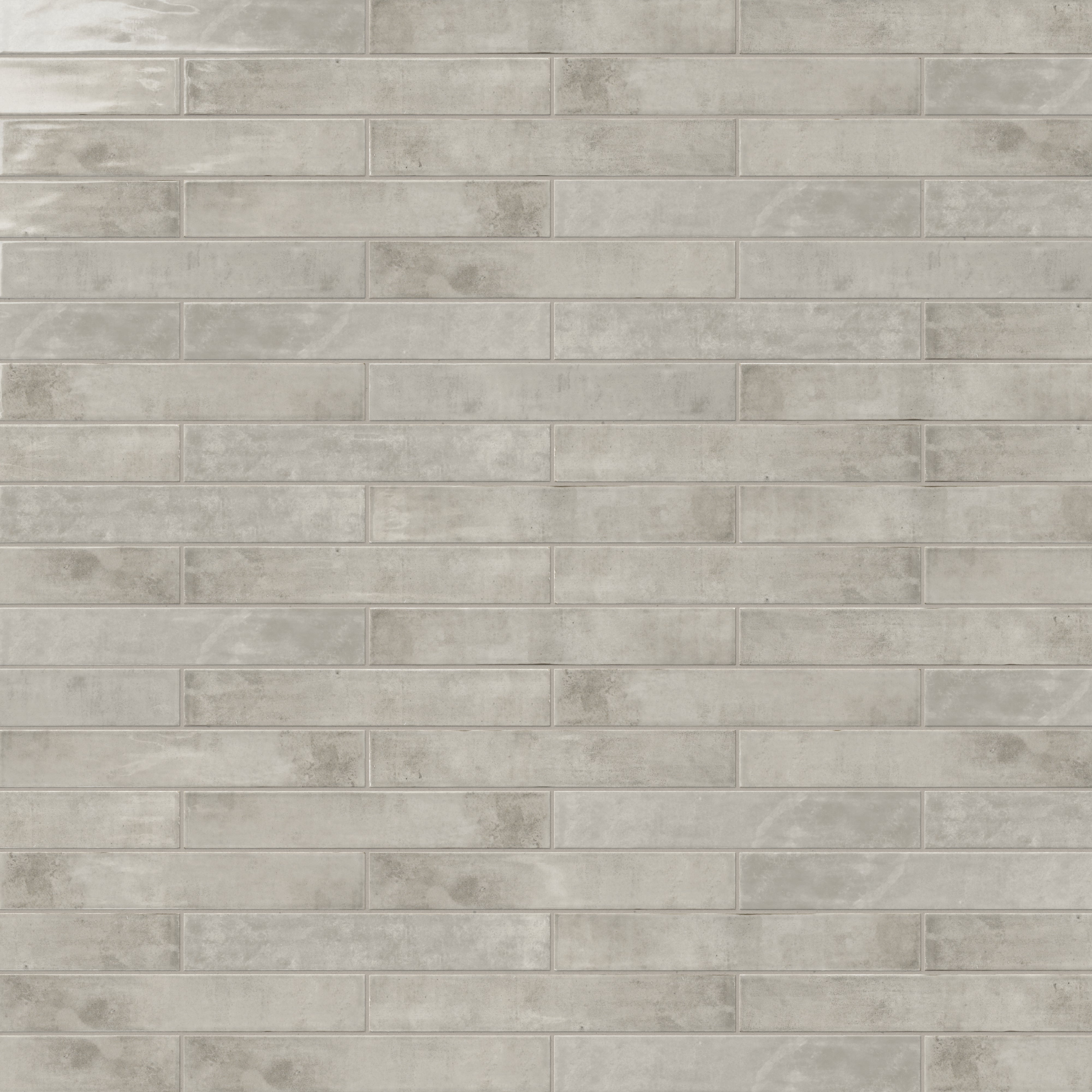 Jaden 2.5x16 Glossy Ceramic Tile in Dove