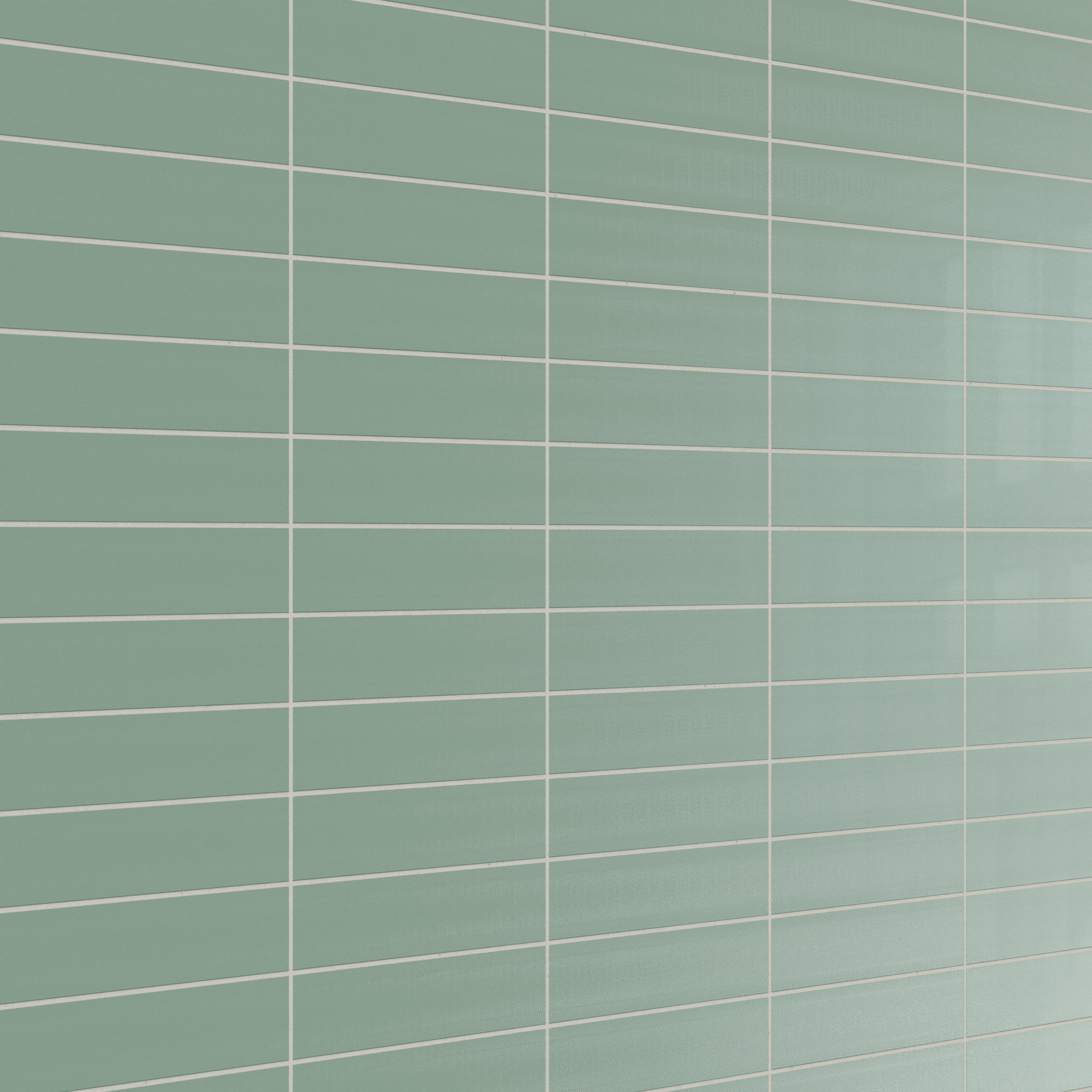 Nadine 3x12 Glossy Ceramic Tile in Seafoam