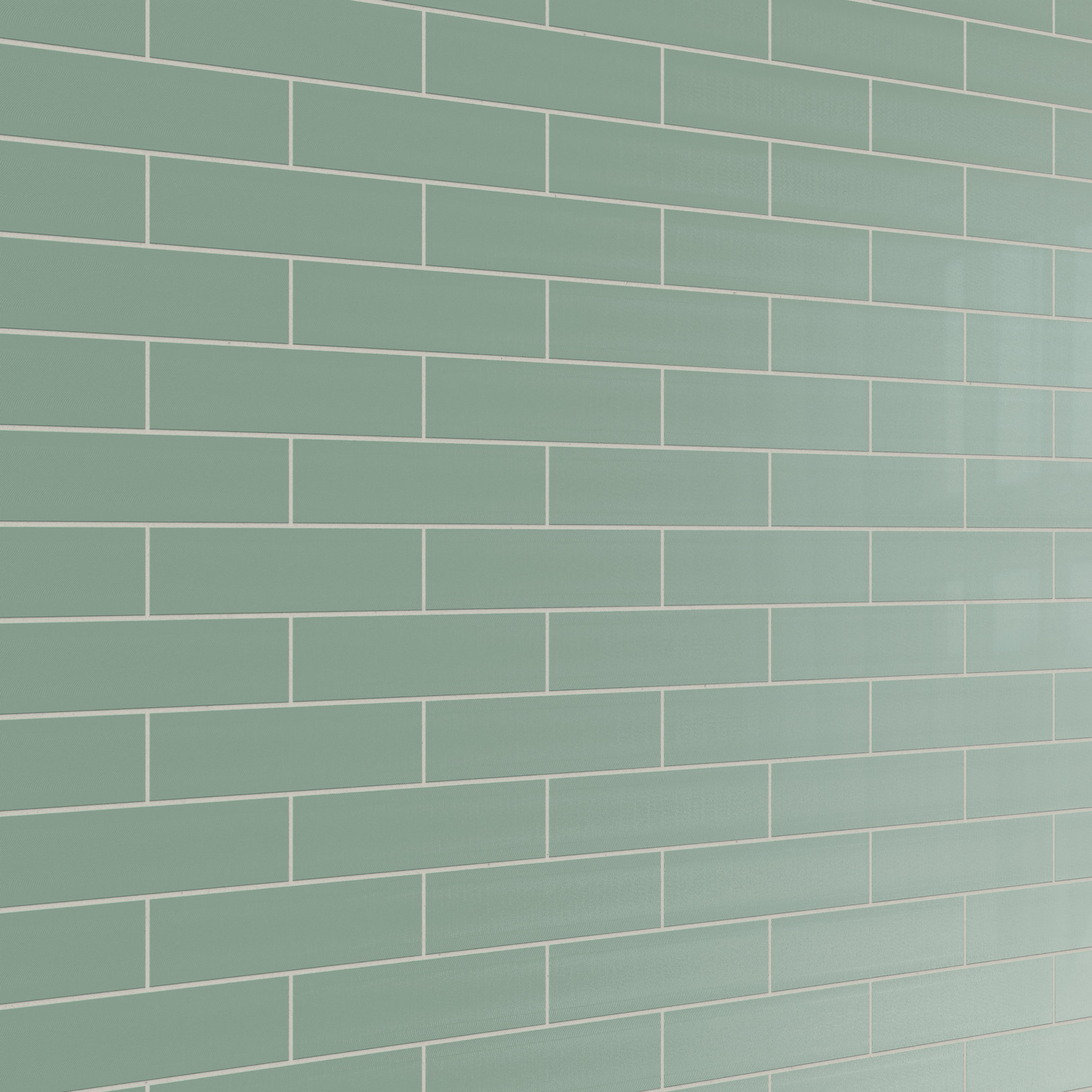 Nadine 3x12 Glossy Ceramic Tile in Seafoam