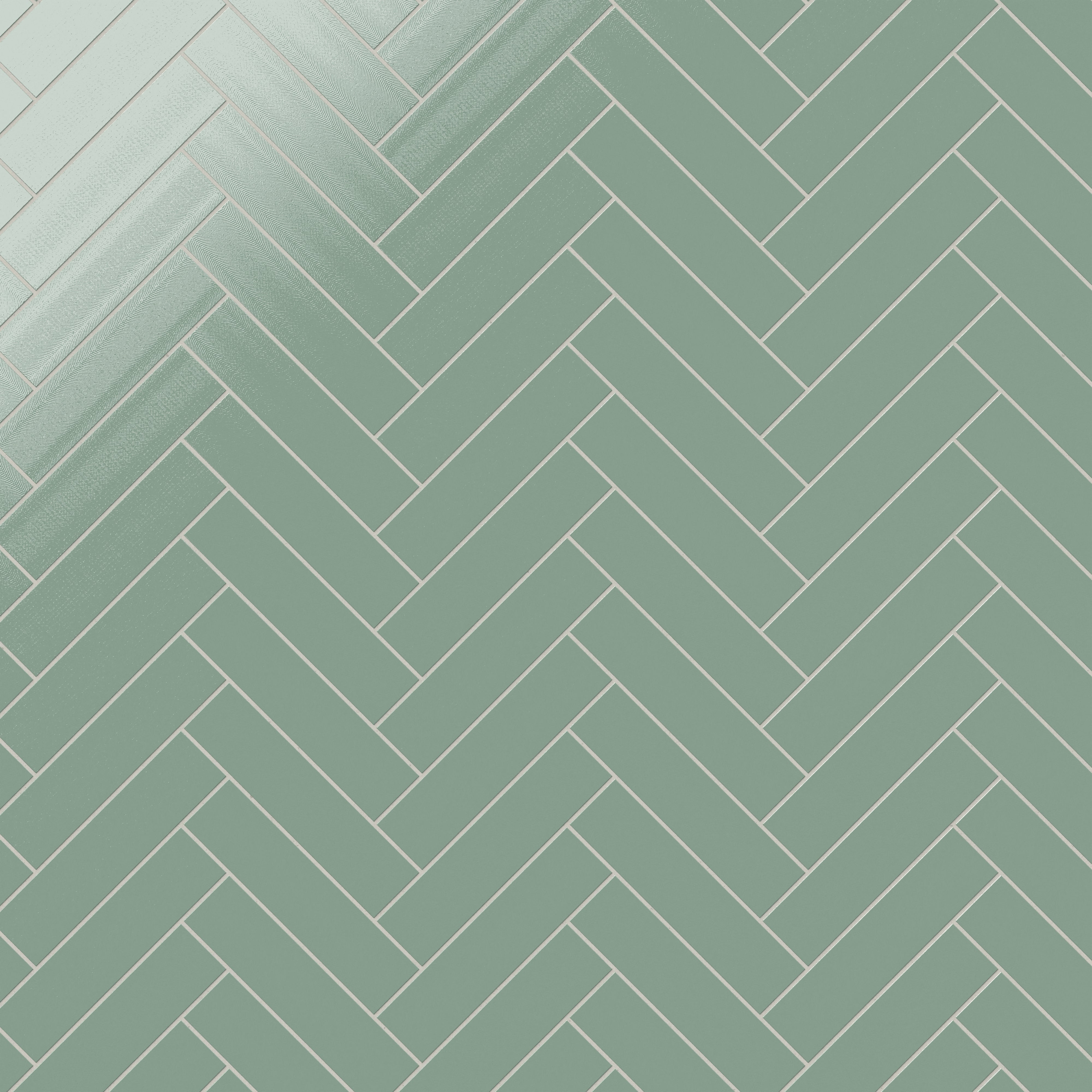 Nadine 3x12 Glossy Ceramic Tile in Seafoam