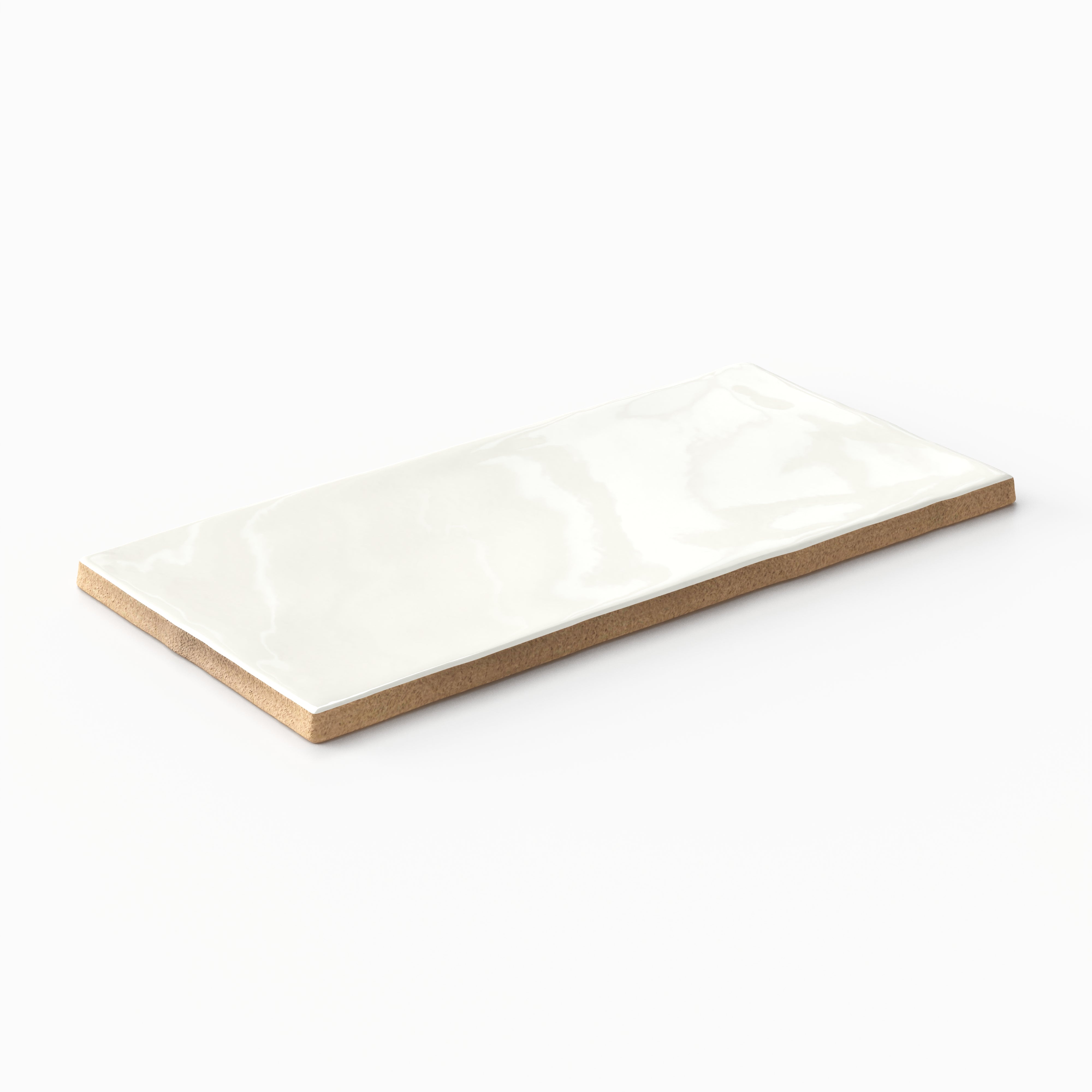 Mikayla 2.5x5 Glossy Ceramic Tile in Eggshell