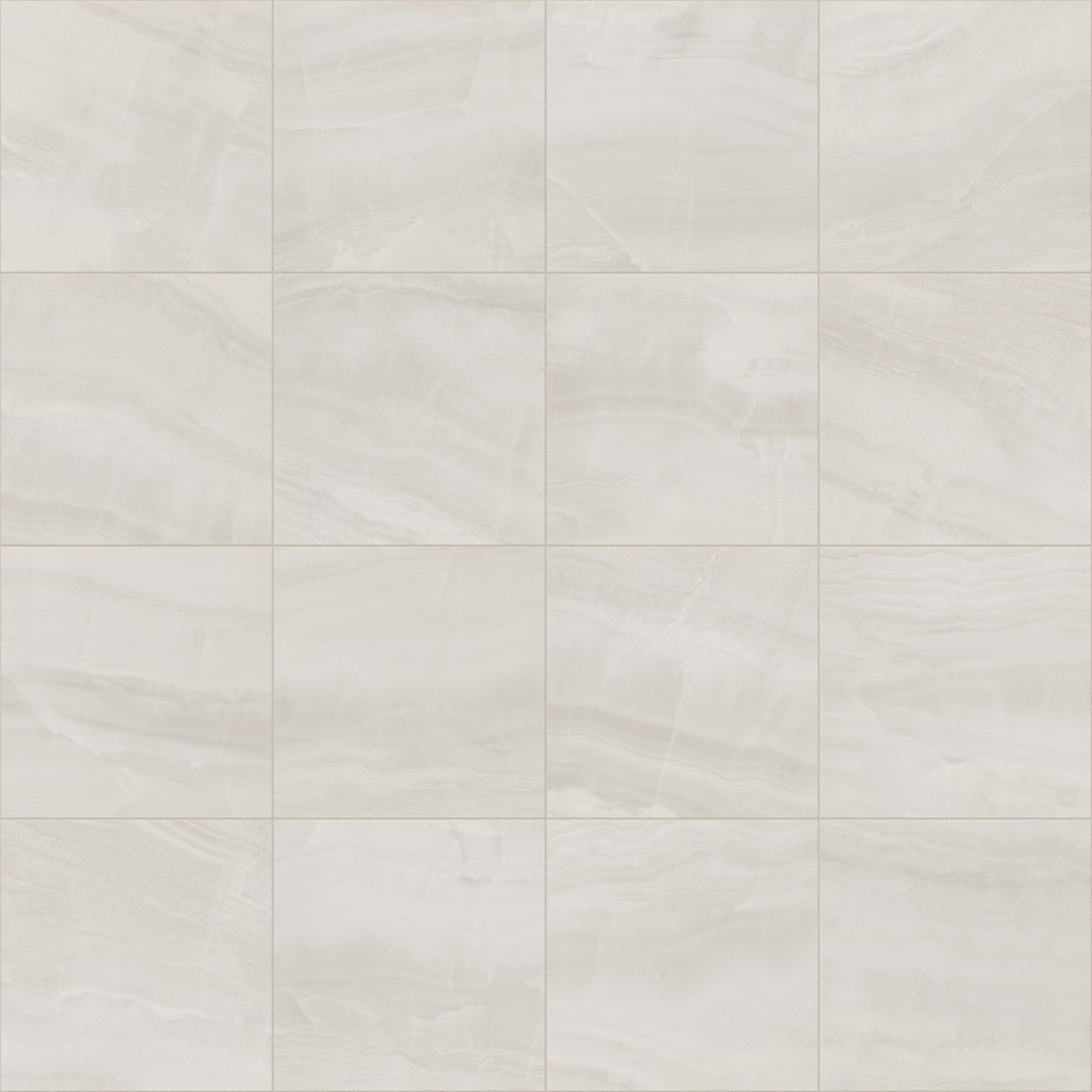 Giselle 24x24 Polished Porcelain Tile in Shell