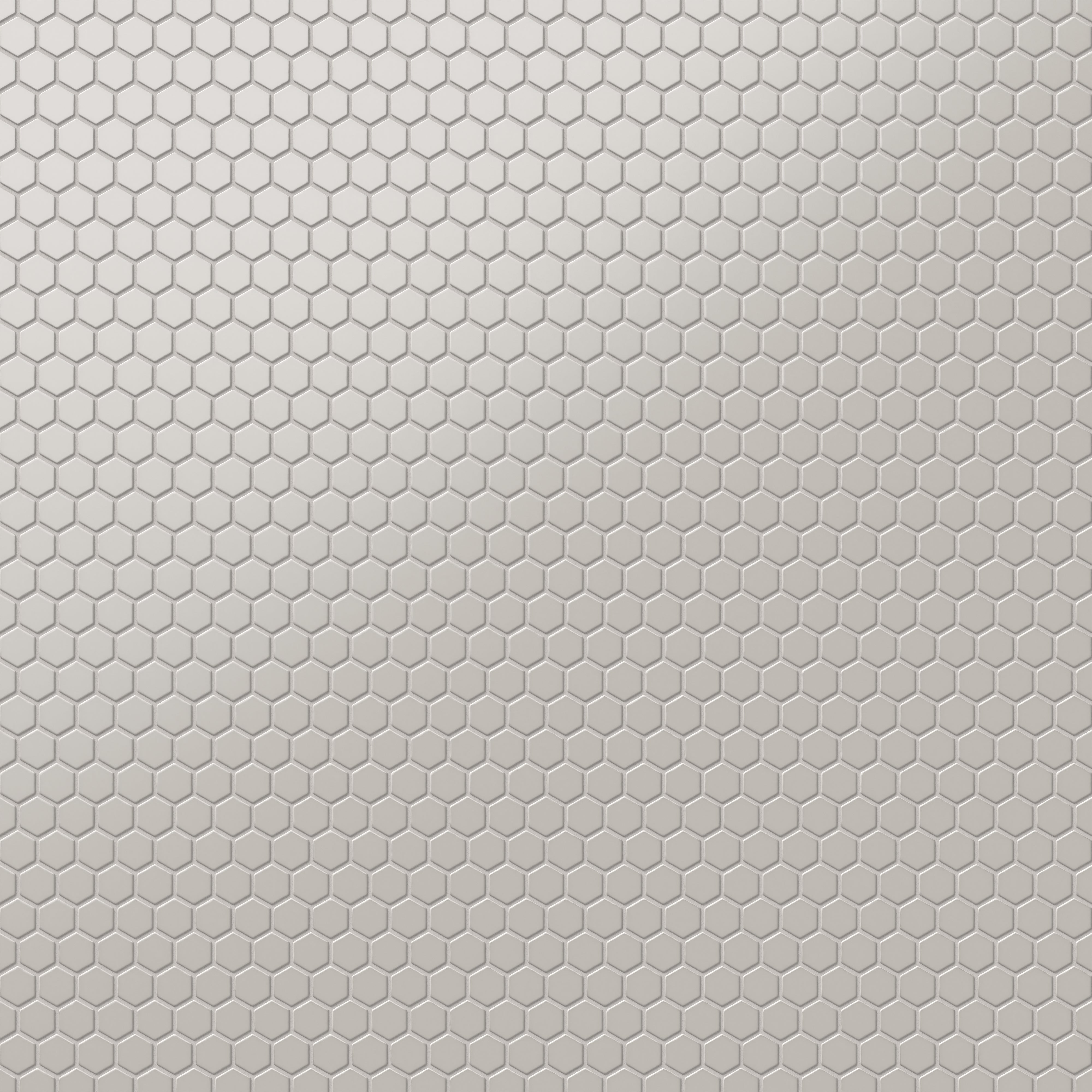 Levi 12x12 Matte Porcelain 1x1 Hexagon Mosaic Tile in Grey