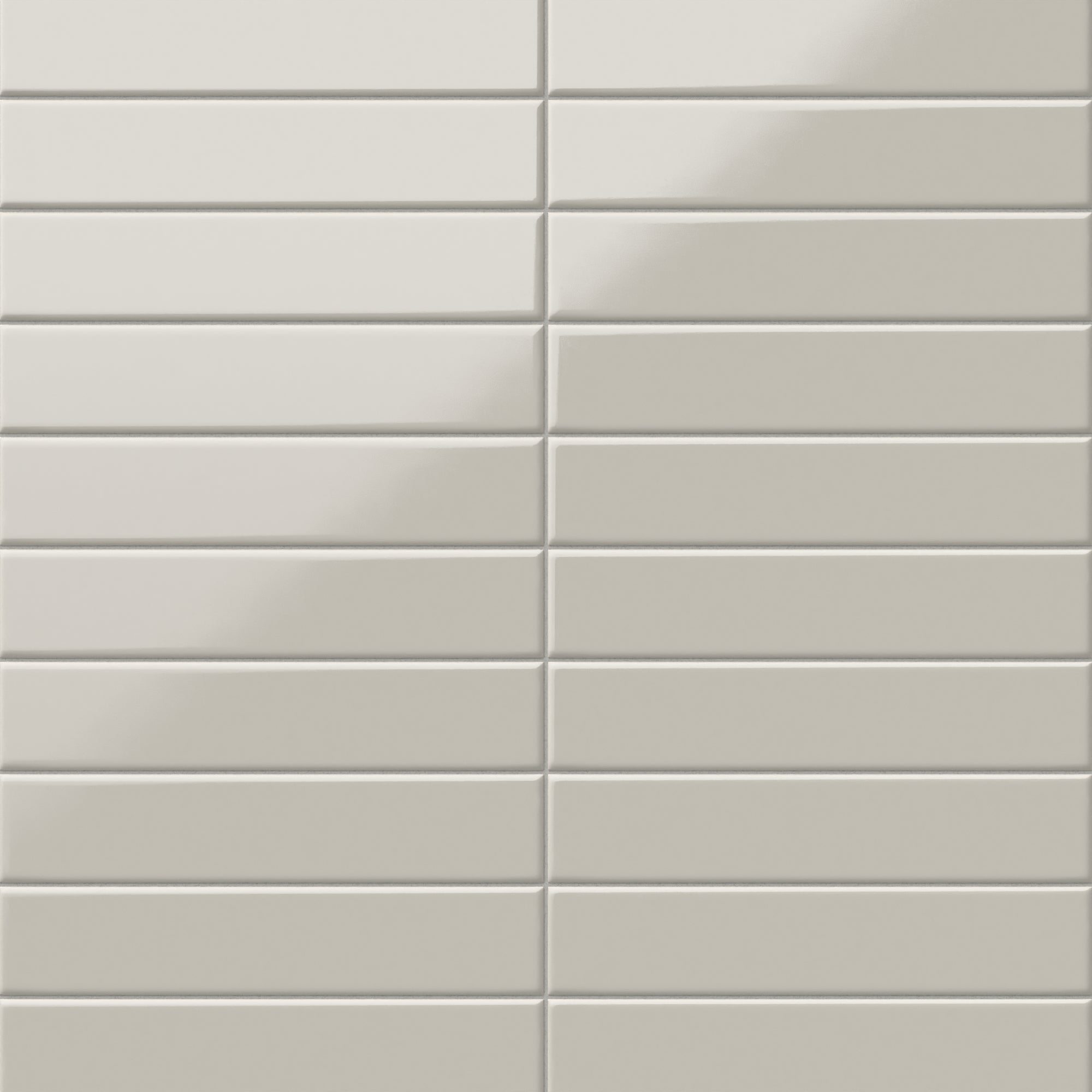 Reagan 2x10 Glossy Ceramic Tile in Dove