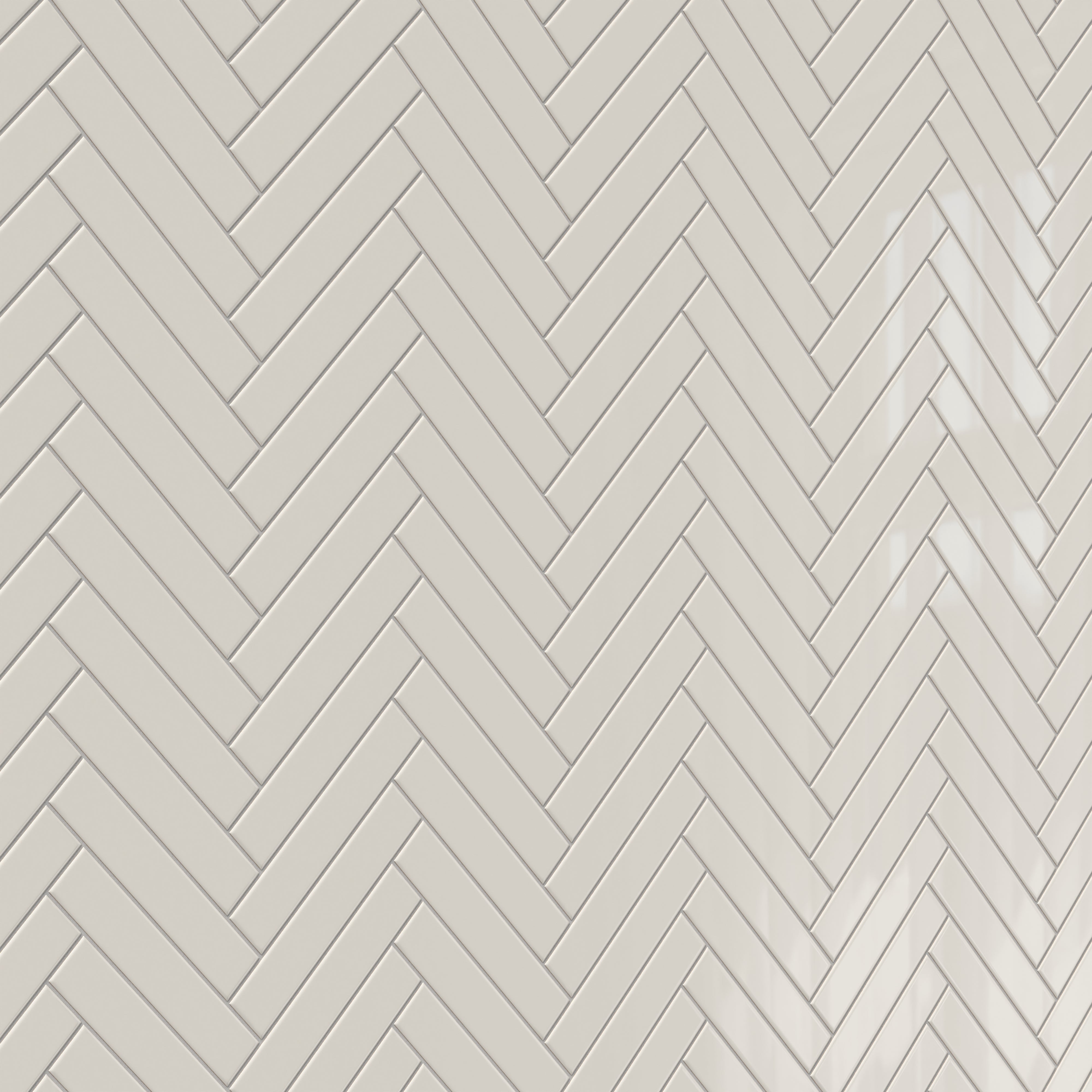 Reagan 2x10 Glossy Ceramic Tile in Dove