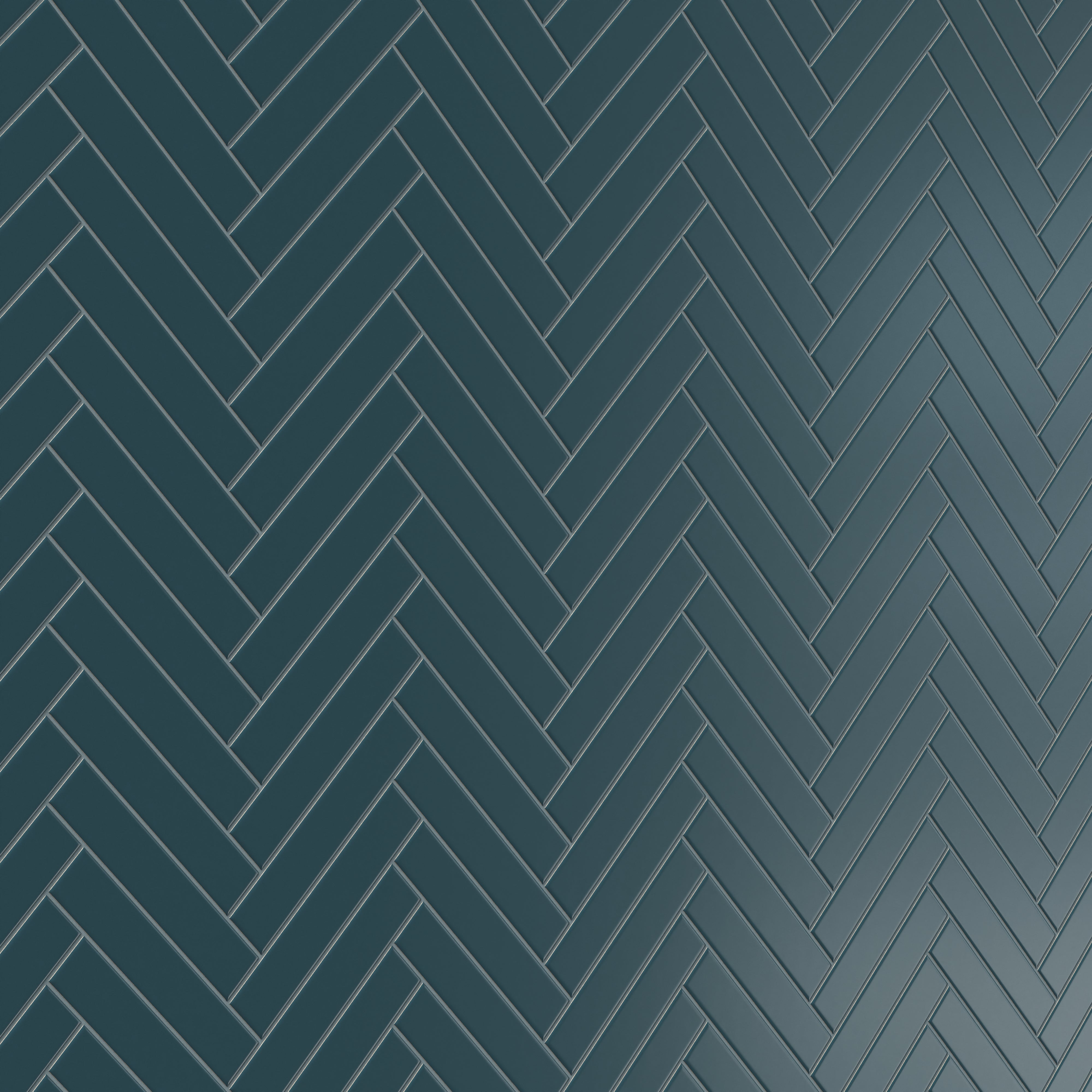 Reagan 2x10 Matte Ceramic Tile in Teal