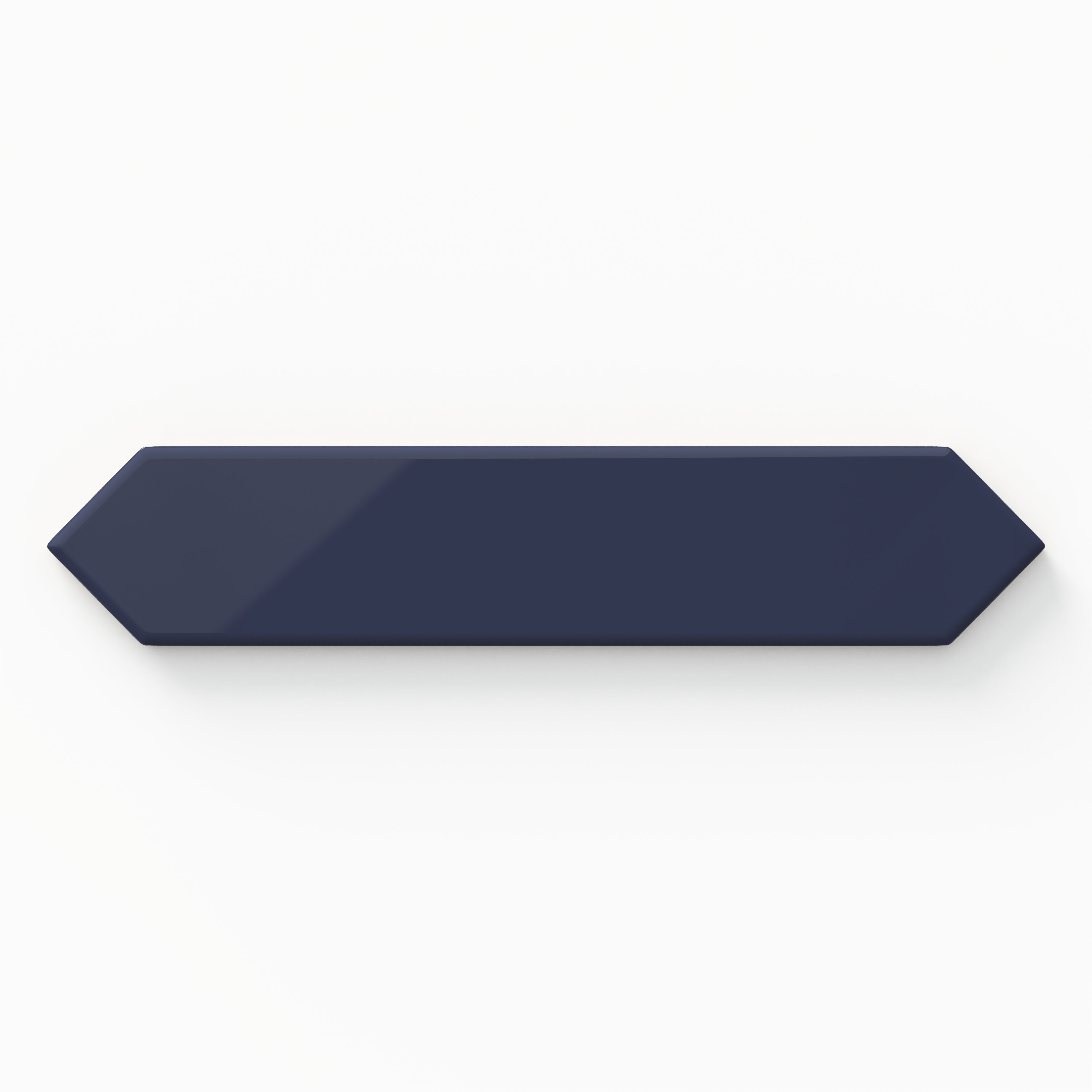 Reagan 2x10 Glossy Ceramic Picket Tile in Navy