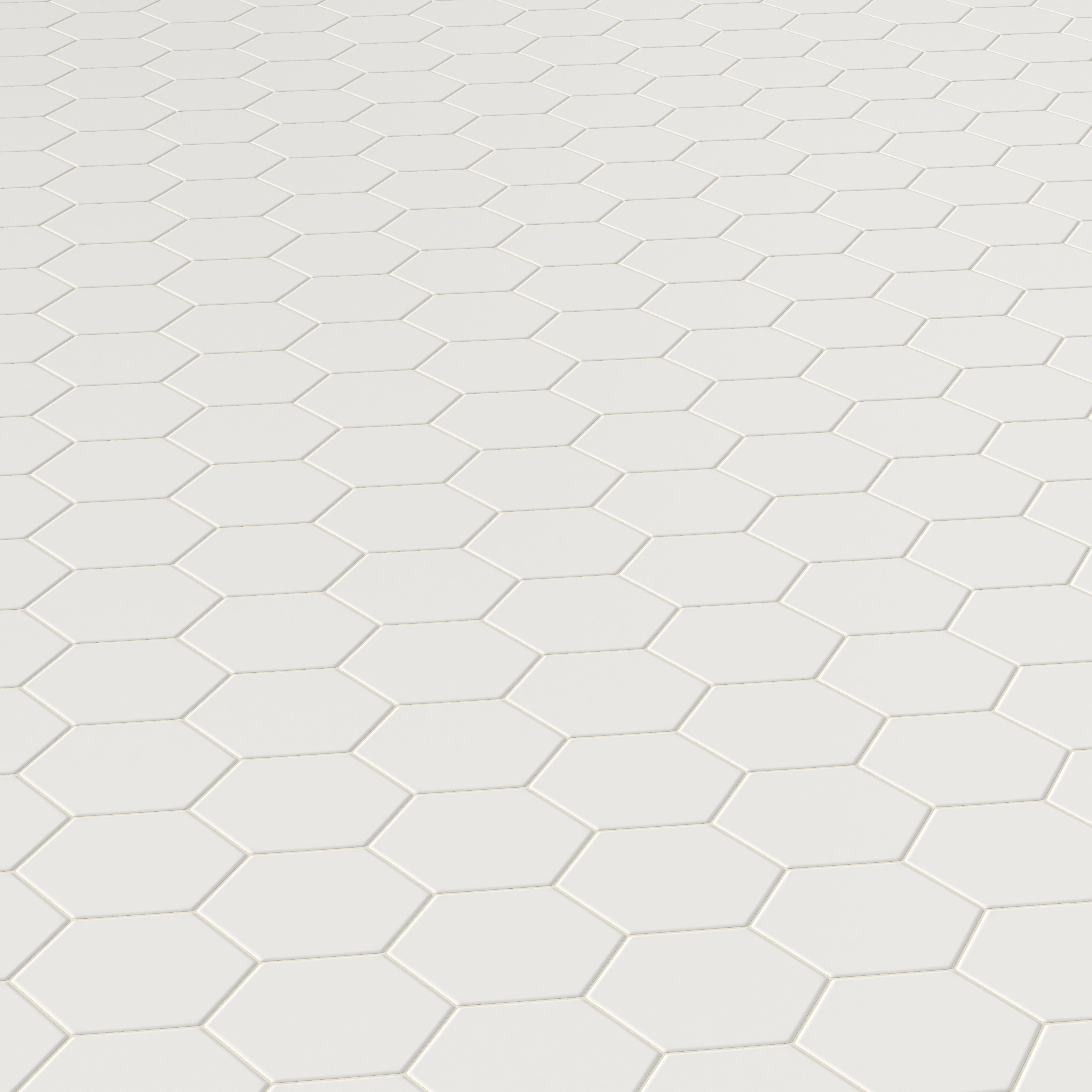 Reagan 5x6 Matte Porcelain Hexagon Tile in Cloud