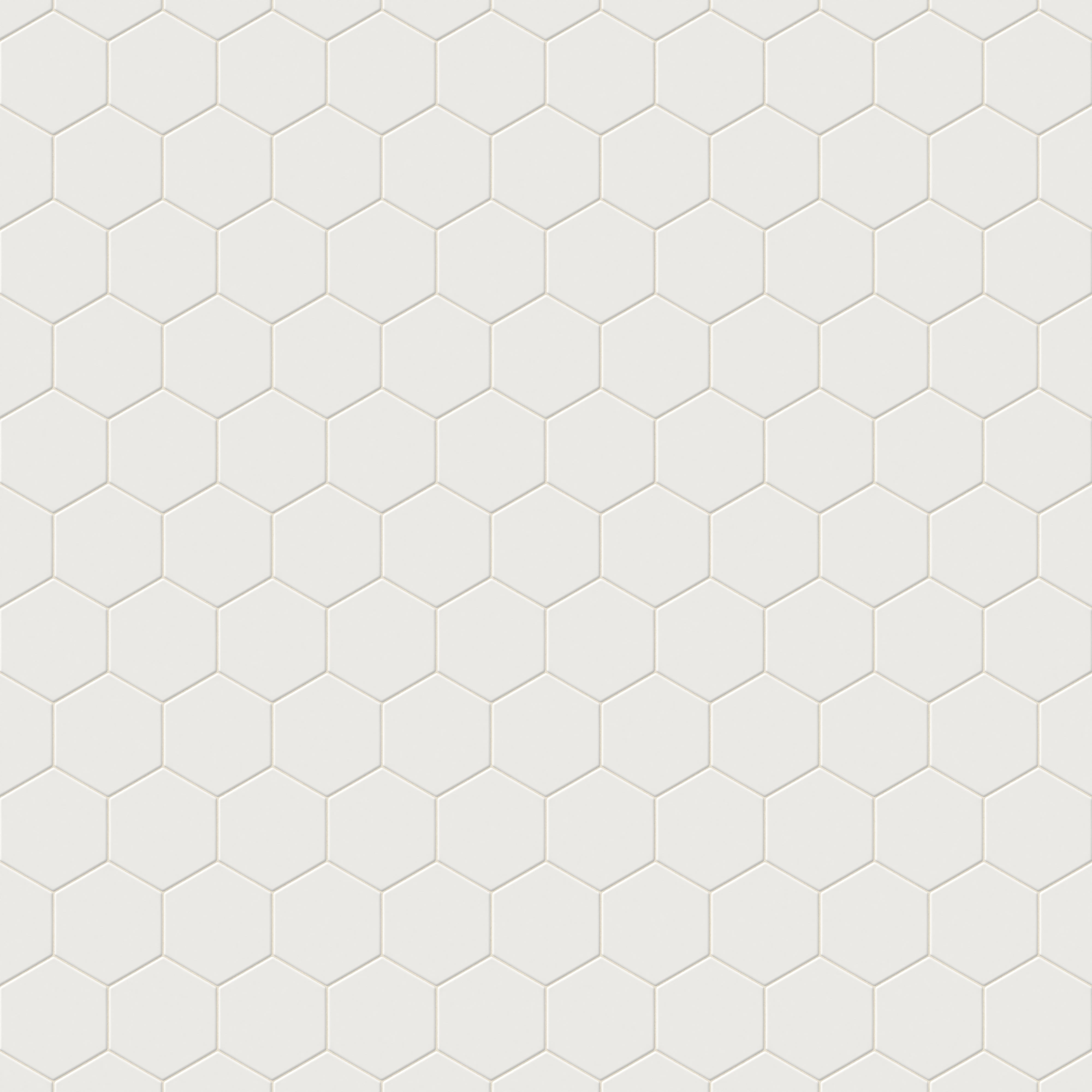 Reagan 5x6 Matte Porcelain Hexagon Tile in Cloud