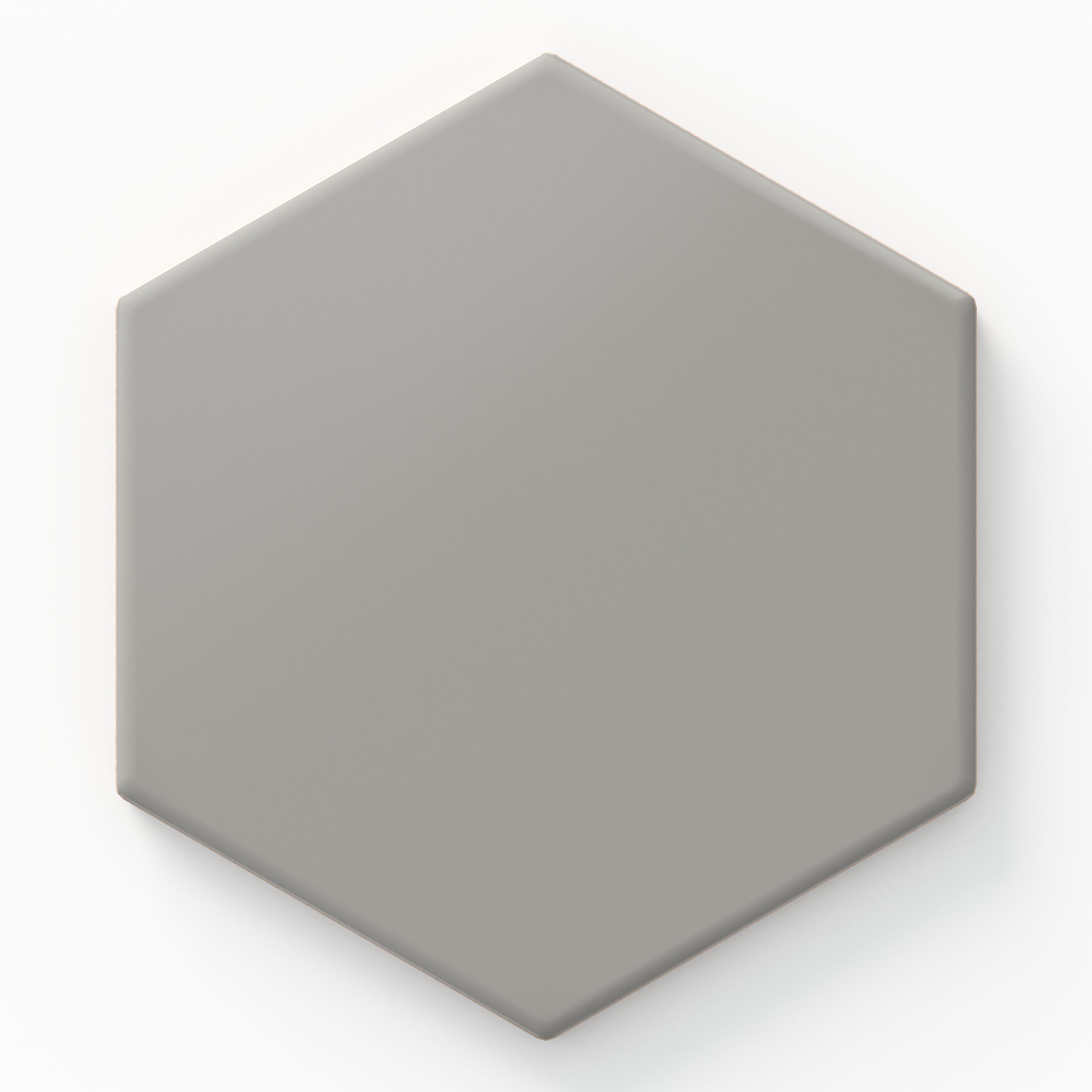 Reagan 5x6 Matte Porcelain Hexagon Tile in Fog