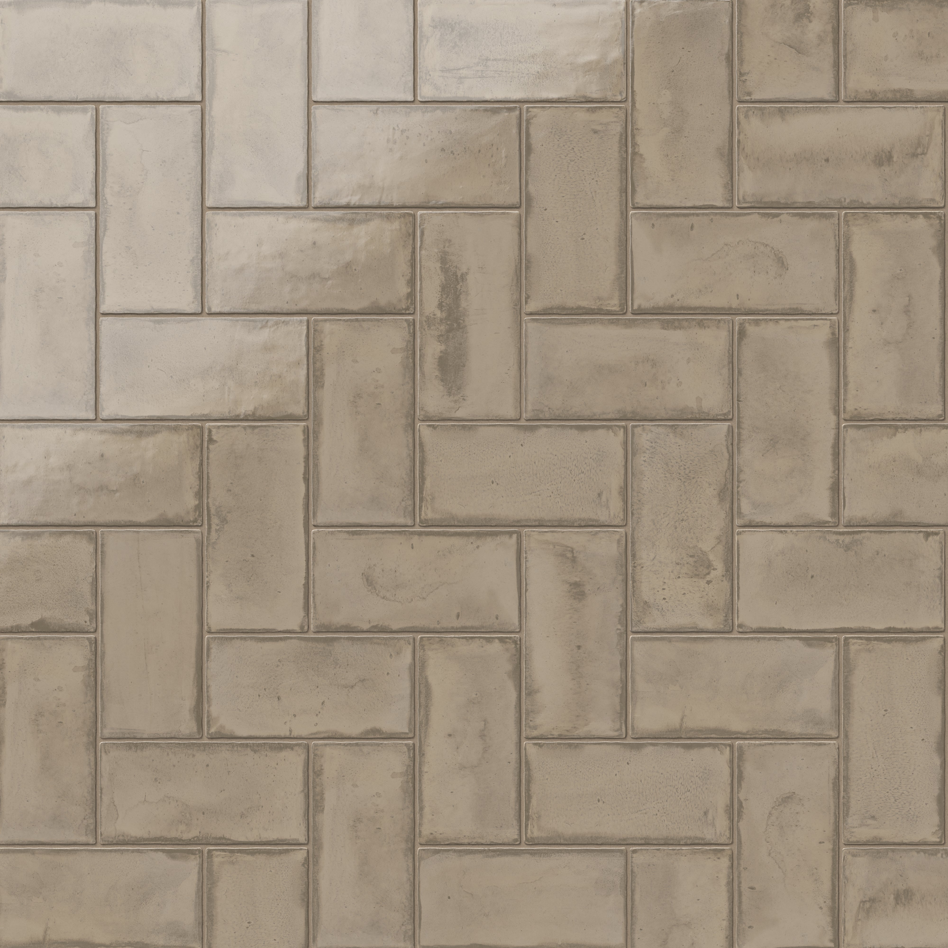 Graham 3x6 Glossy Ceramic Tile in Mushroom