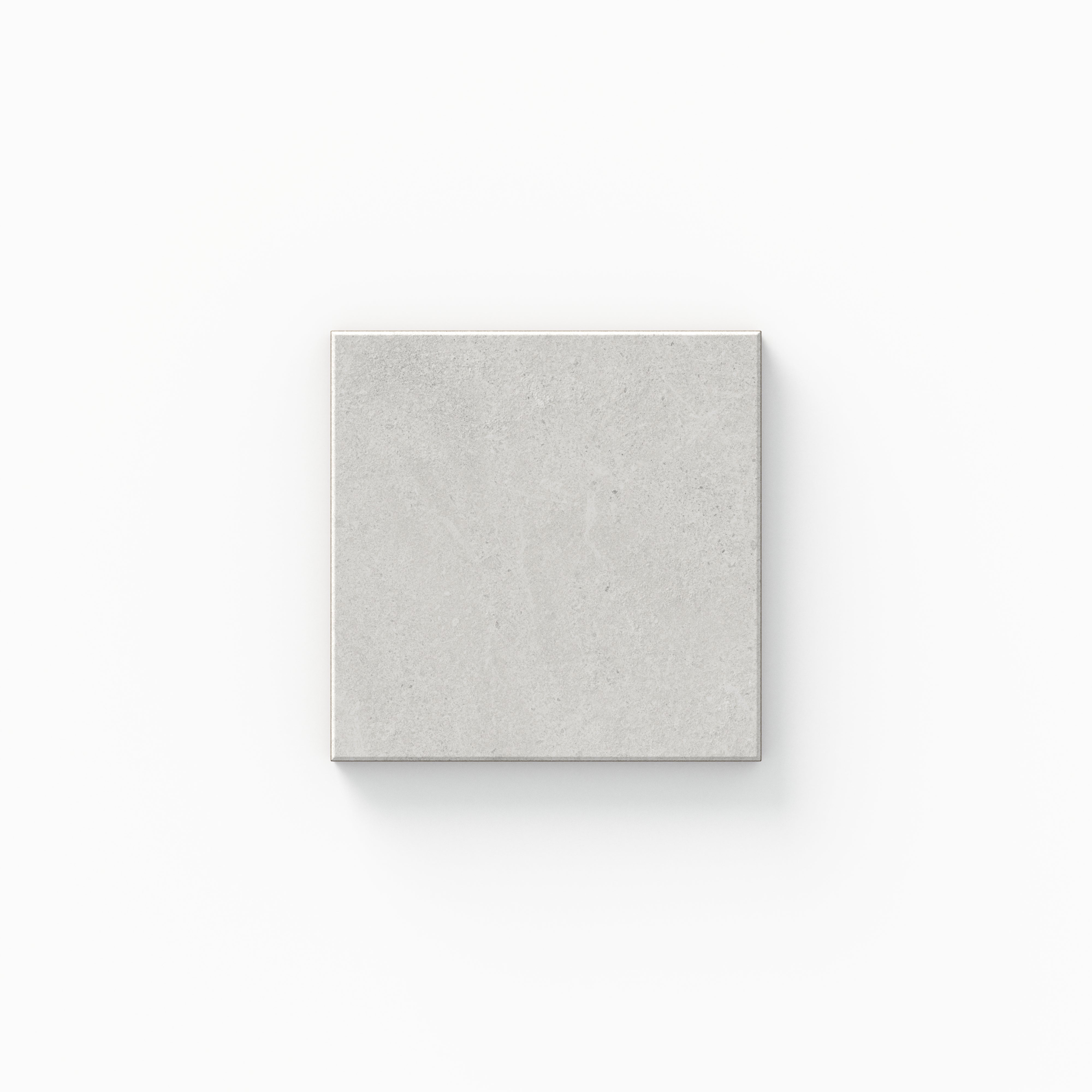 Annalise 4x4 Matte Porcelain Tile in Fog Sample