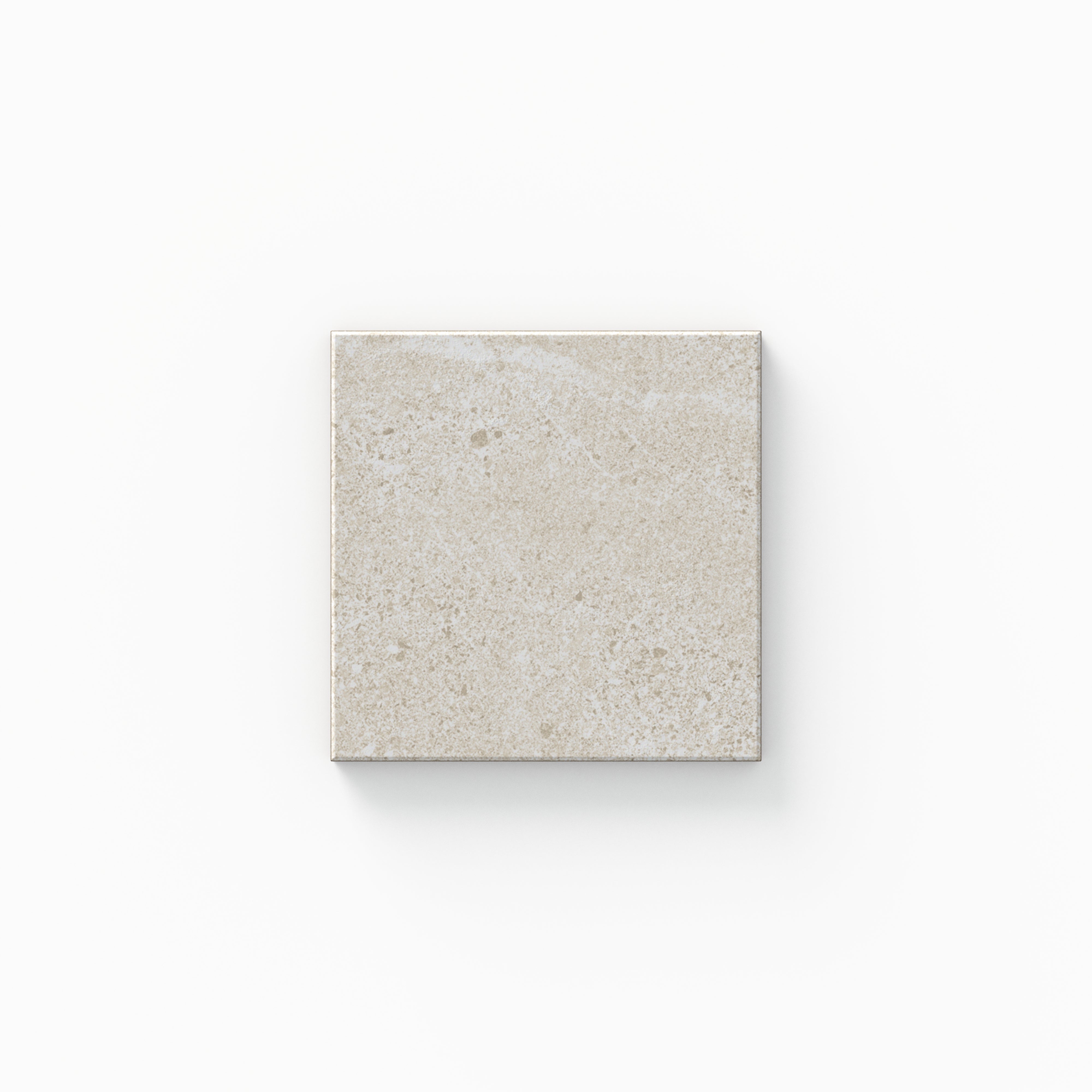 Annalise 4x4 Matte Porcelain Tile in Sand Sample