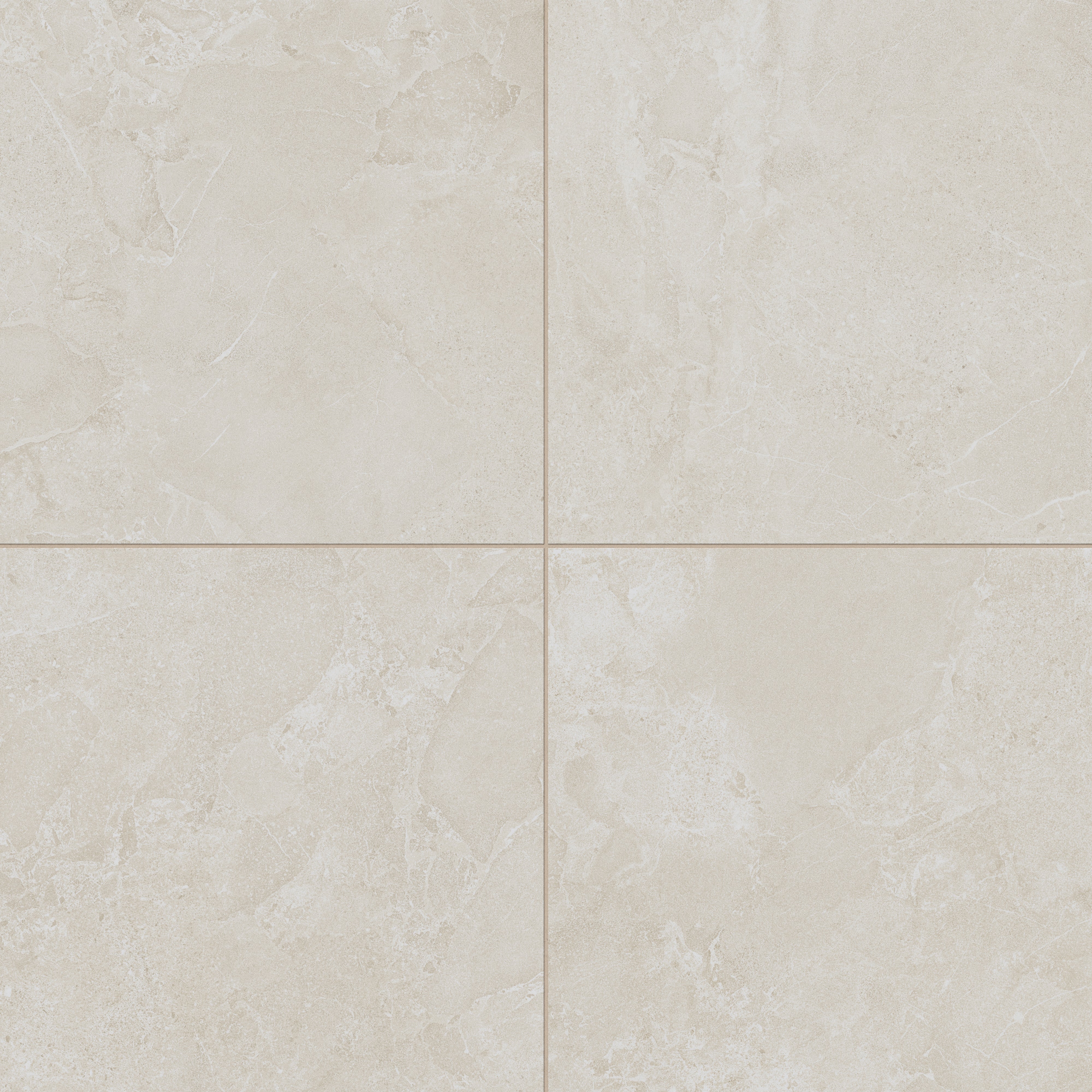 Annalise 24x24 Matte Porcelain Tile in Sand