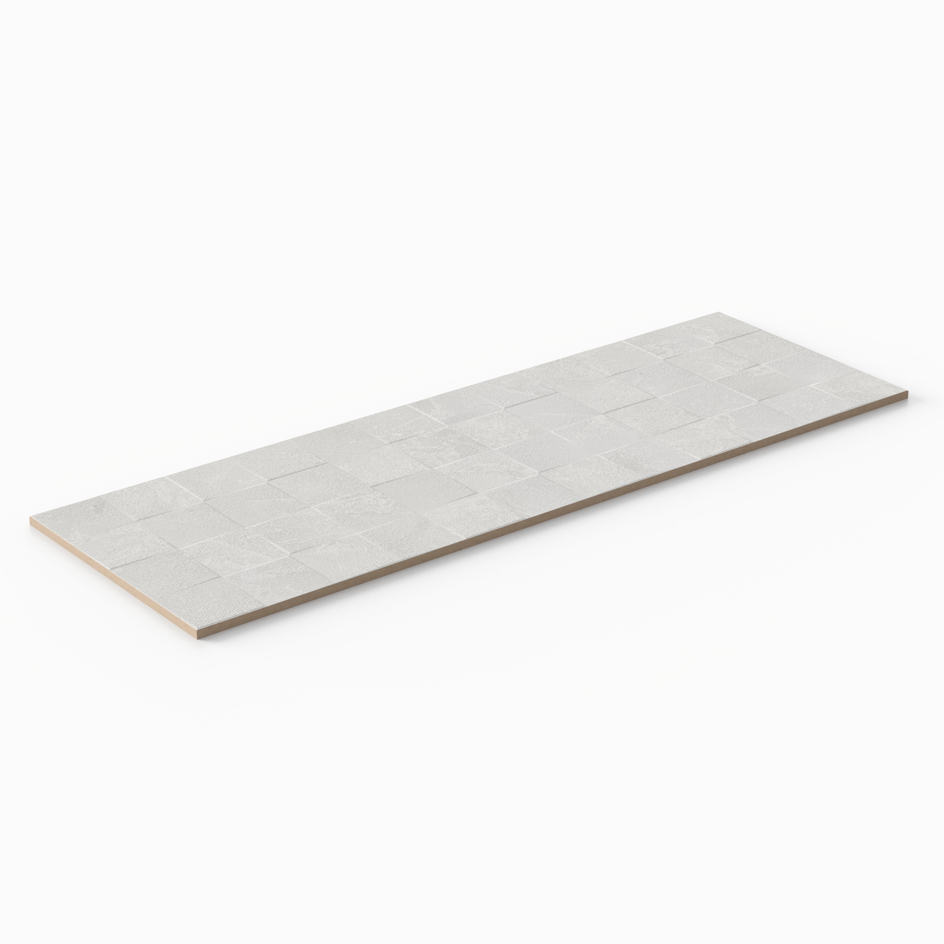 Annalise 12x36 Matte Ceramic Tile in Fog Deco