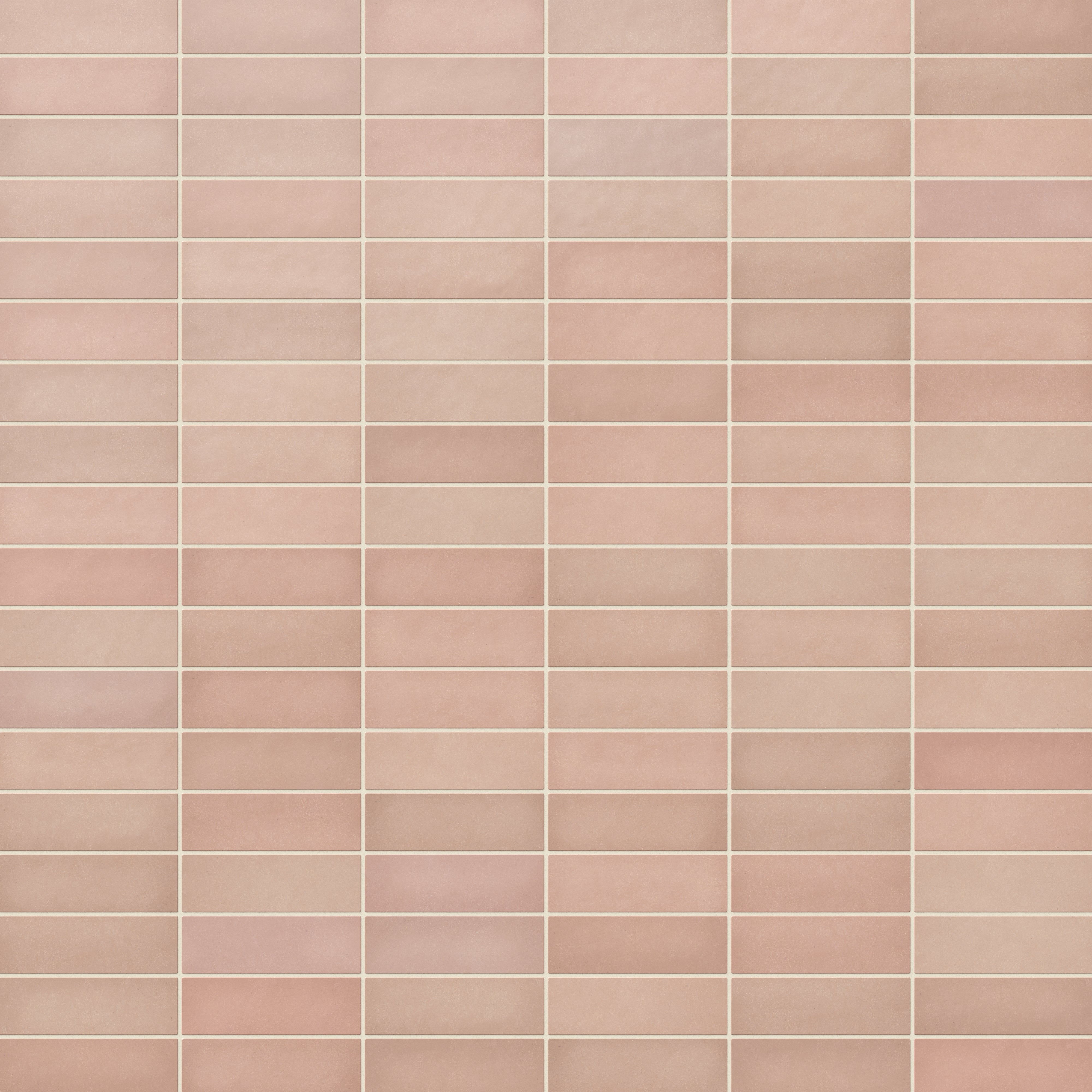 Ellie 2.5x8 Matte Ceramic Tile in Blush