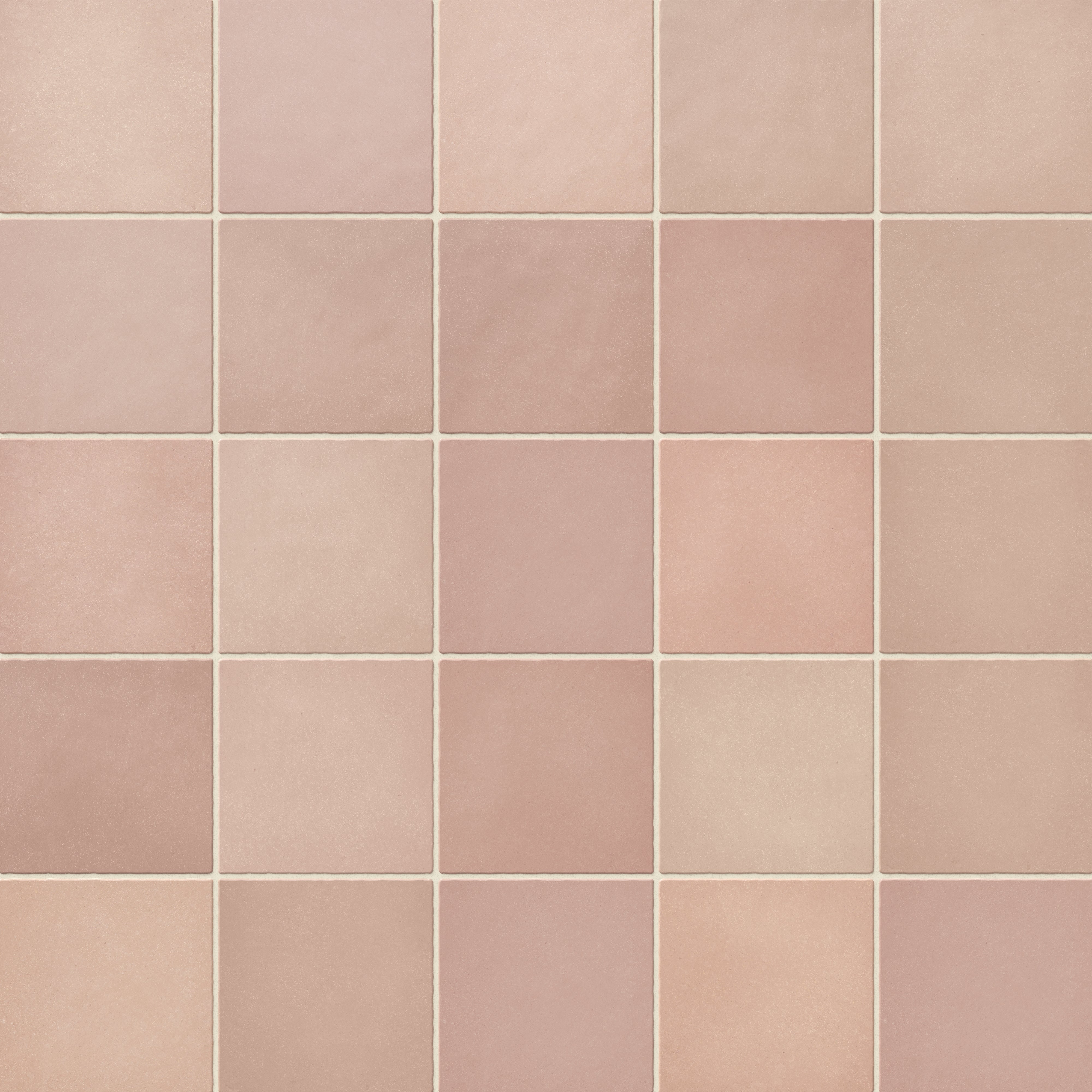 Ellie 5x5 Matte Ceramic Tile in Blush