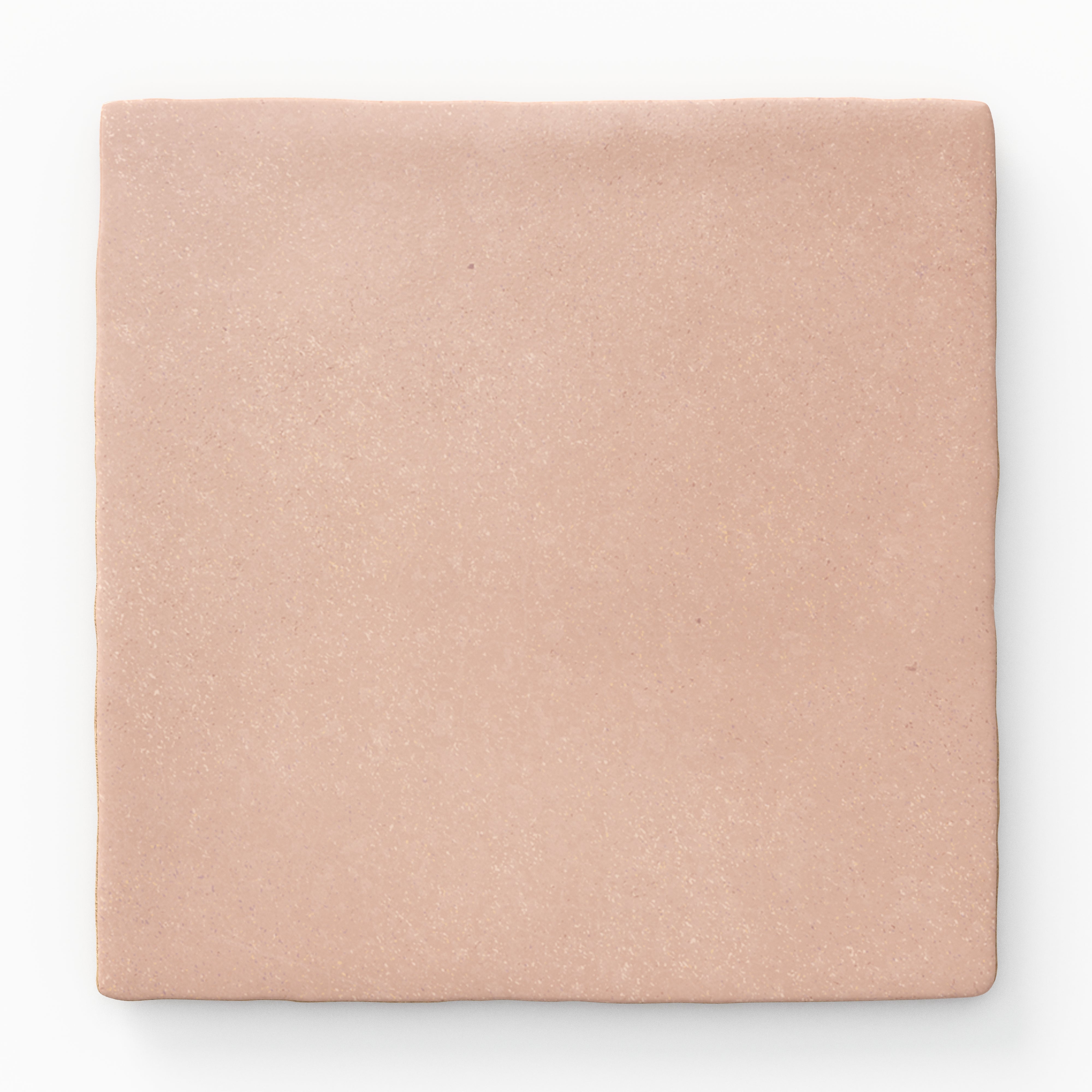 Ellie 5x5 Matte Ceramic Tile in Blush