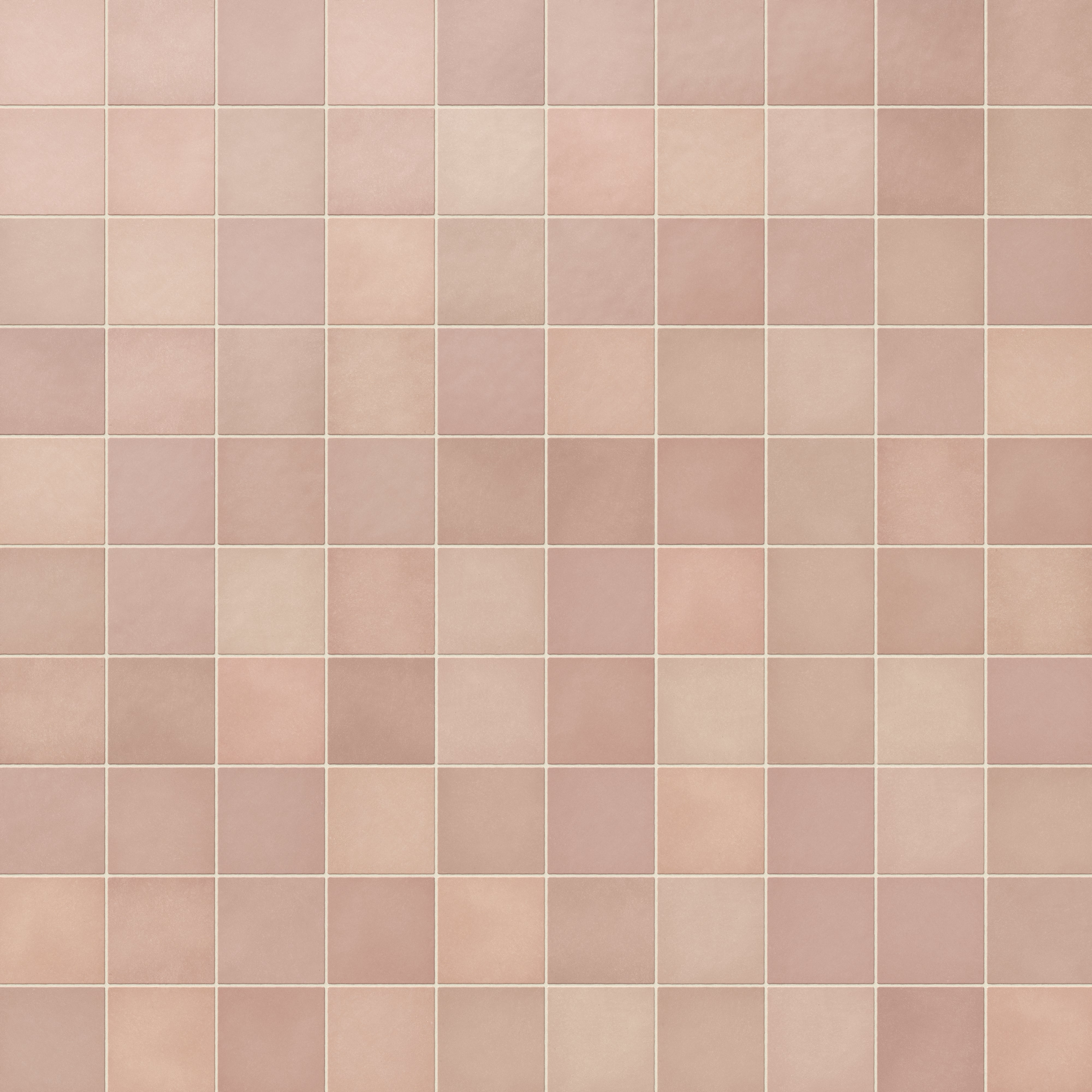 Ellie 5x5 Matte Ceramic Tile in Blush