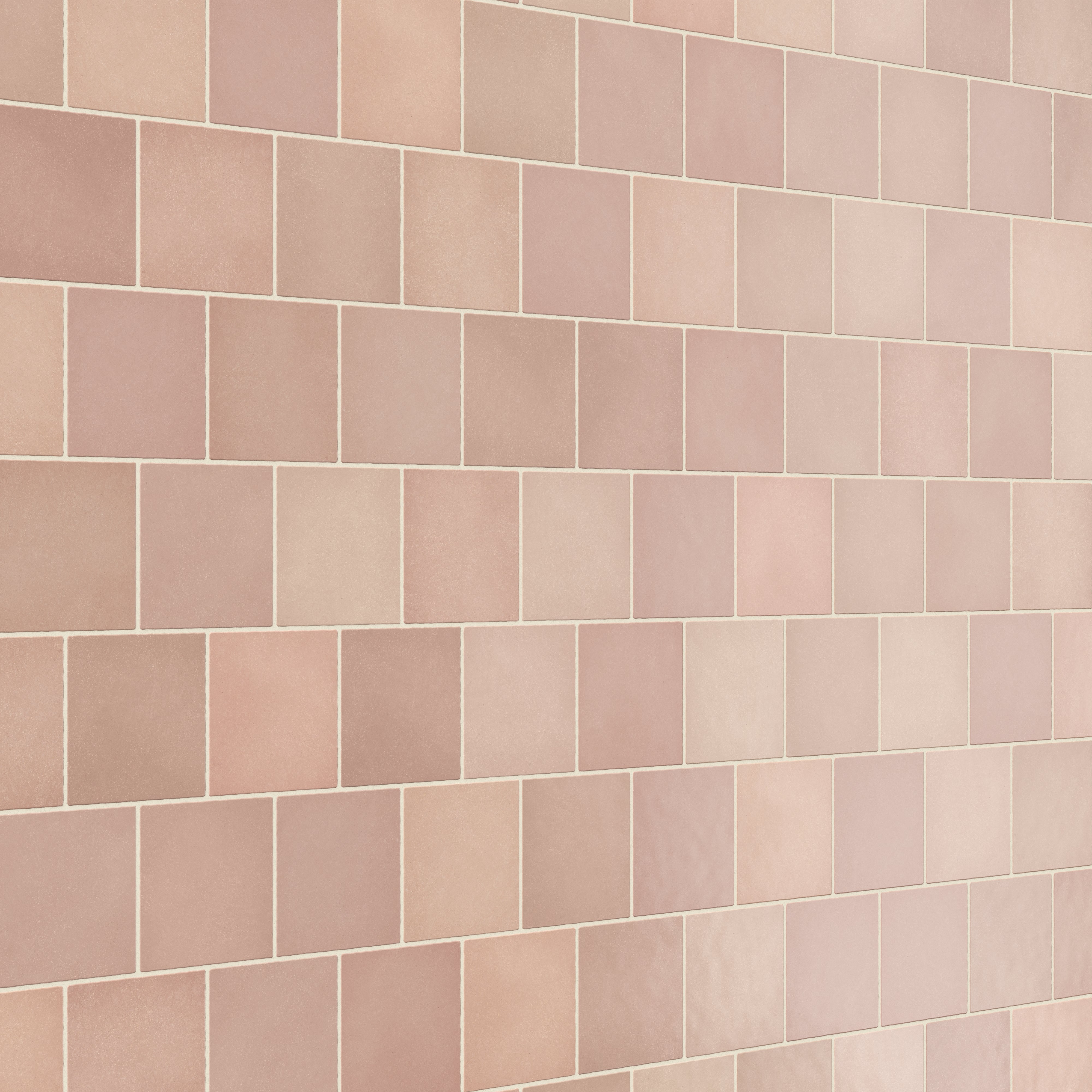 Ellie 5x5 Matte Ceramic Tile in Blush