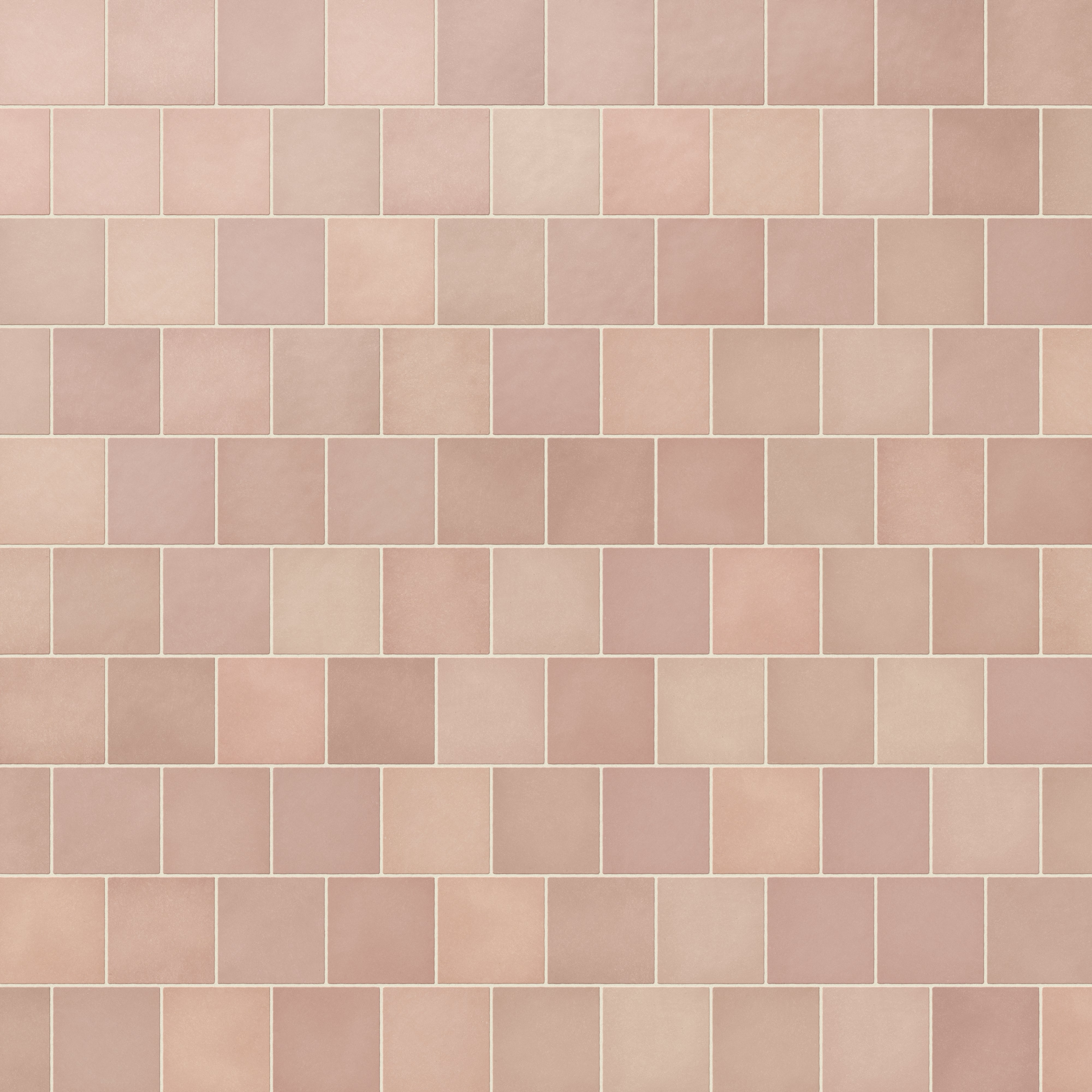 Ellie 5x5 Matte Ceramic Tile in Blush