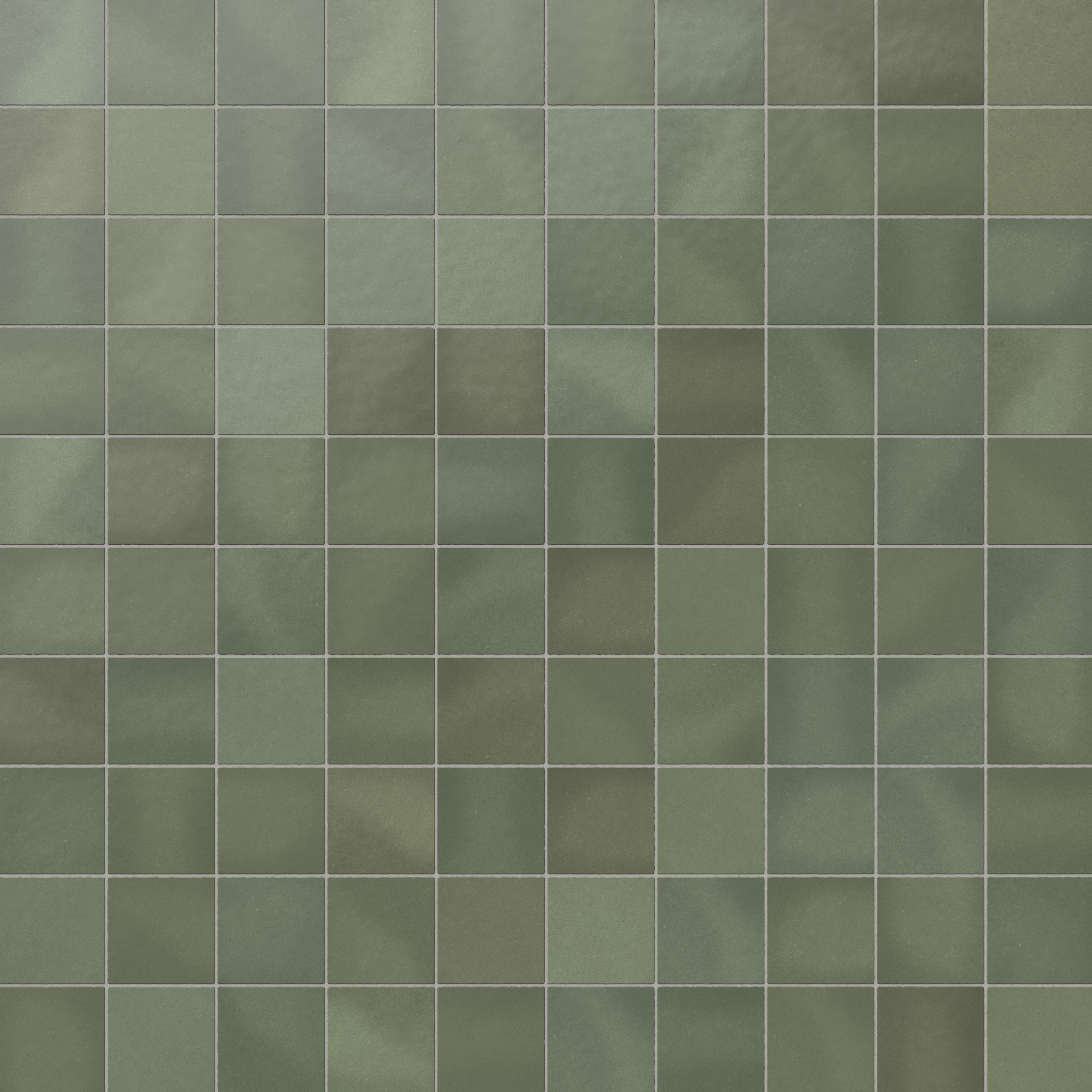 Ellie 5x5 Matte Ceramic Tile in Moss