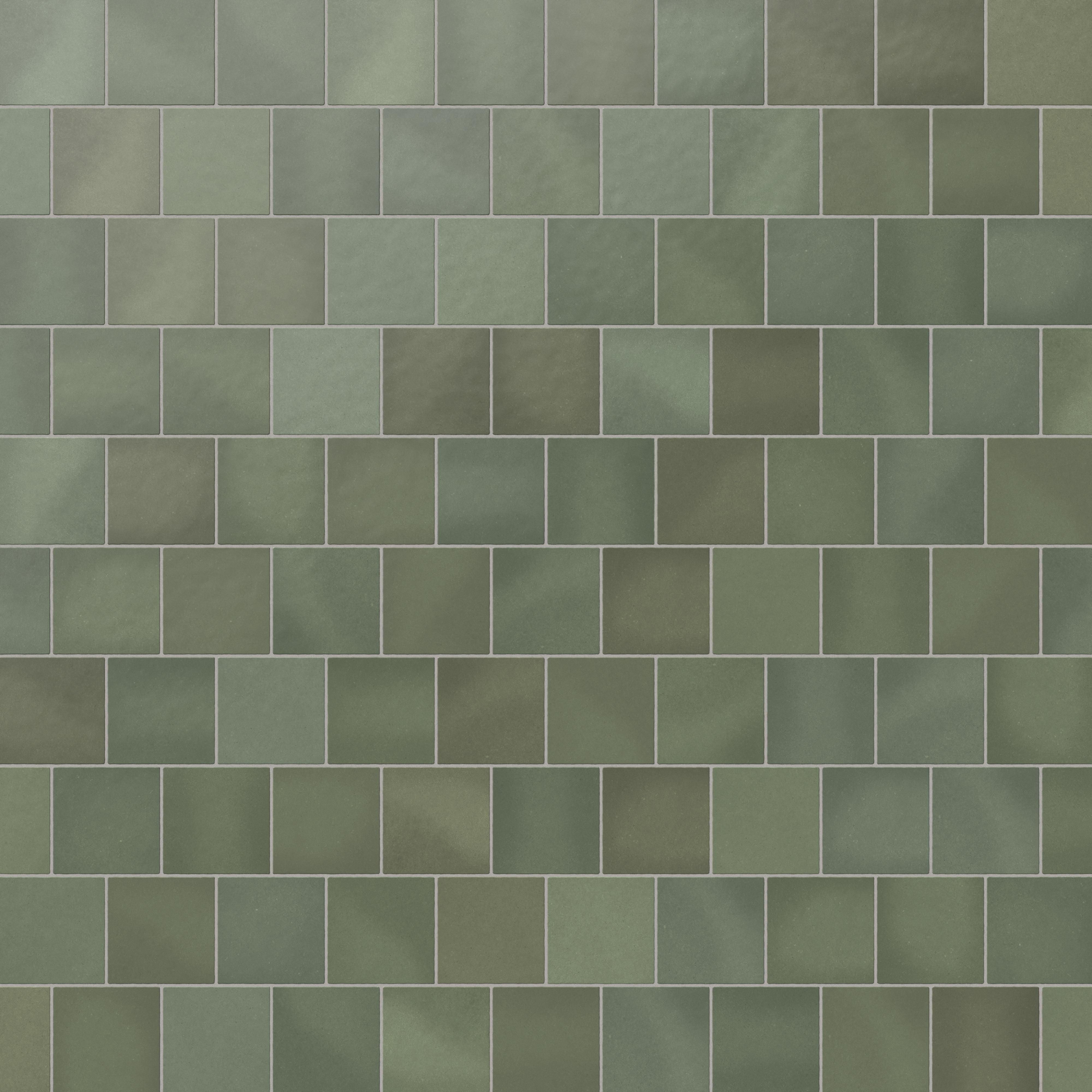 Ellie 5x5 Matte Ceramic Tile in Moss