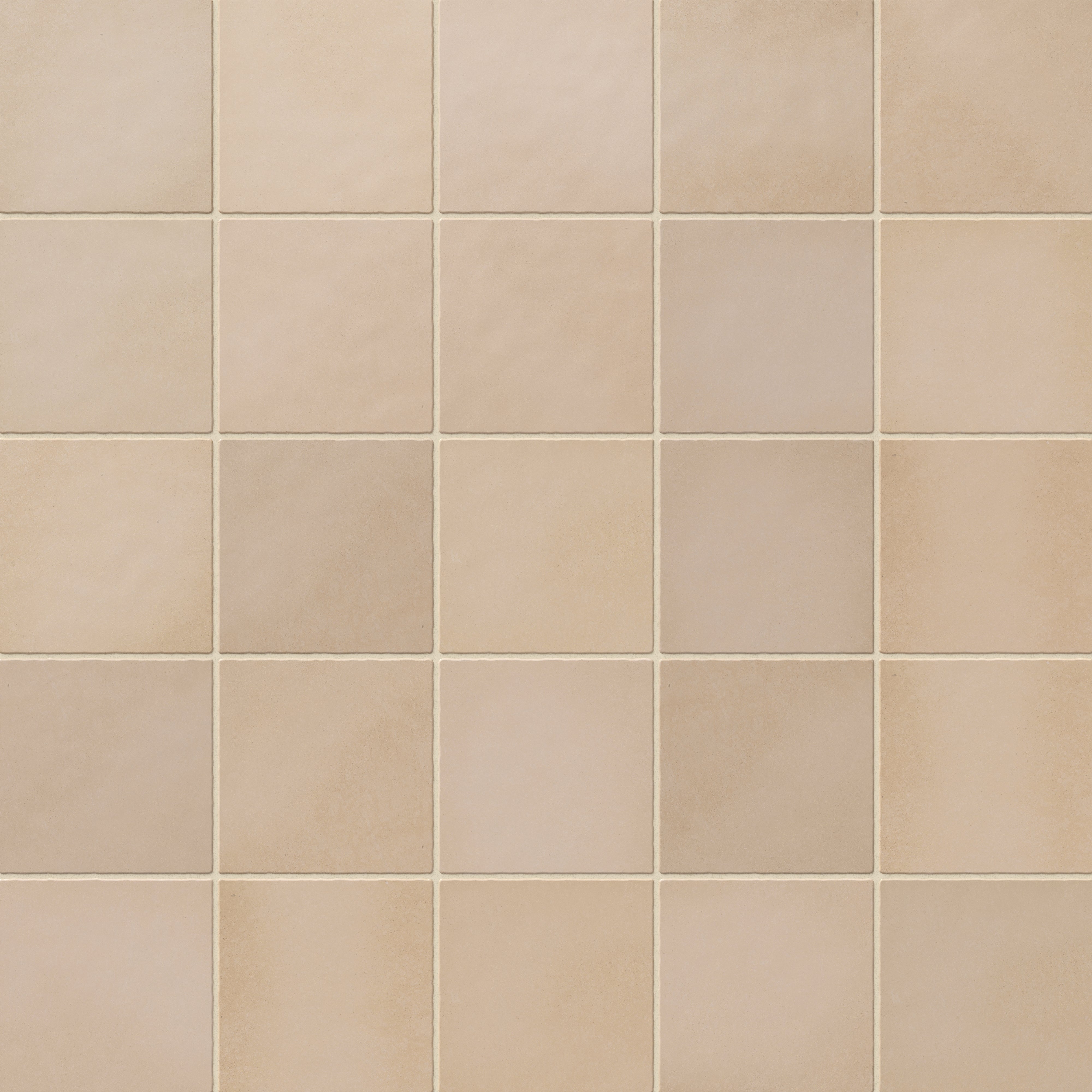 Ellie 5x5 Matte Ceramic Tile in Tan