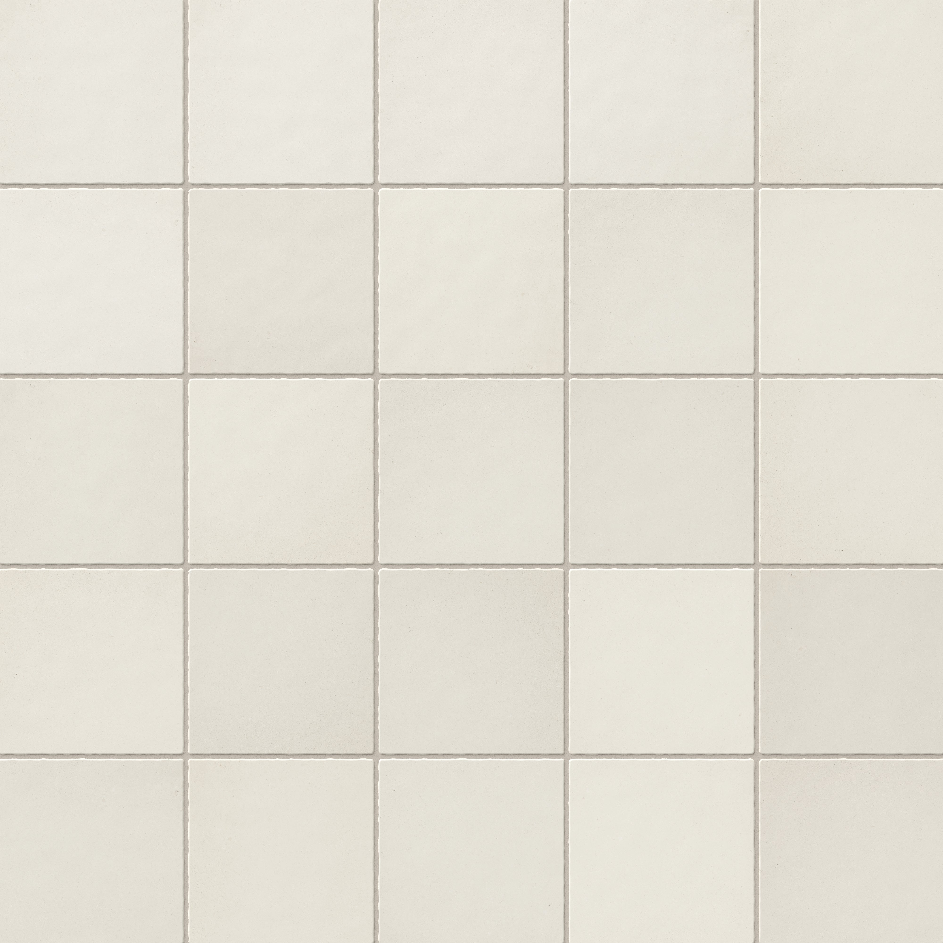 Ellie 5x5 Matte Ceramic Tile in Eggshell