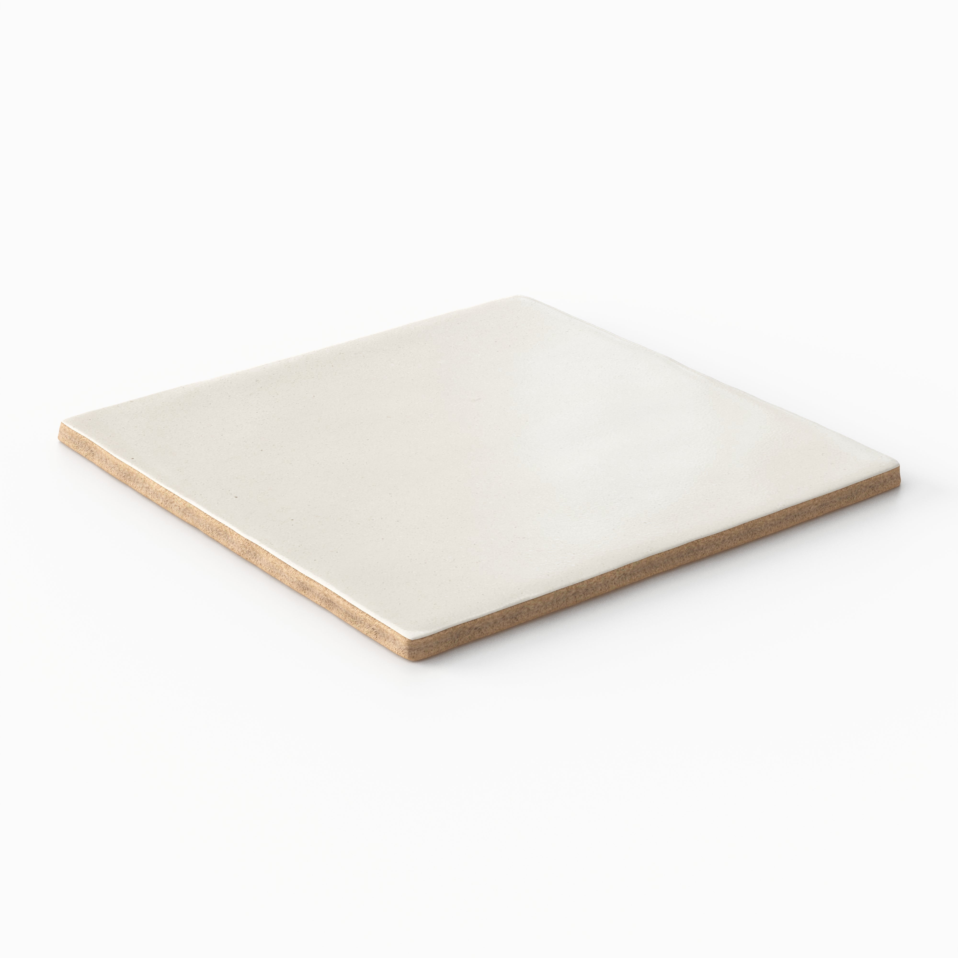 Ellie 5x5 Matte Ceramic Tile in Eggshell