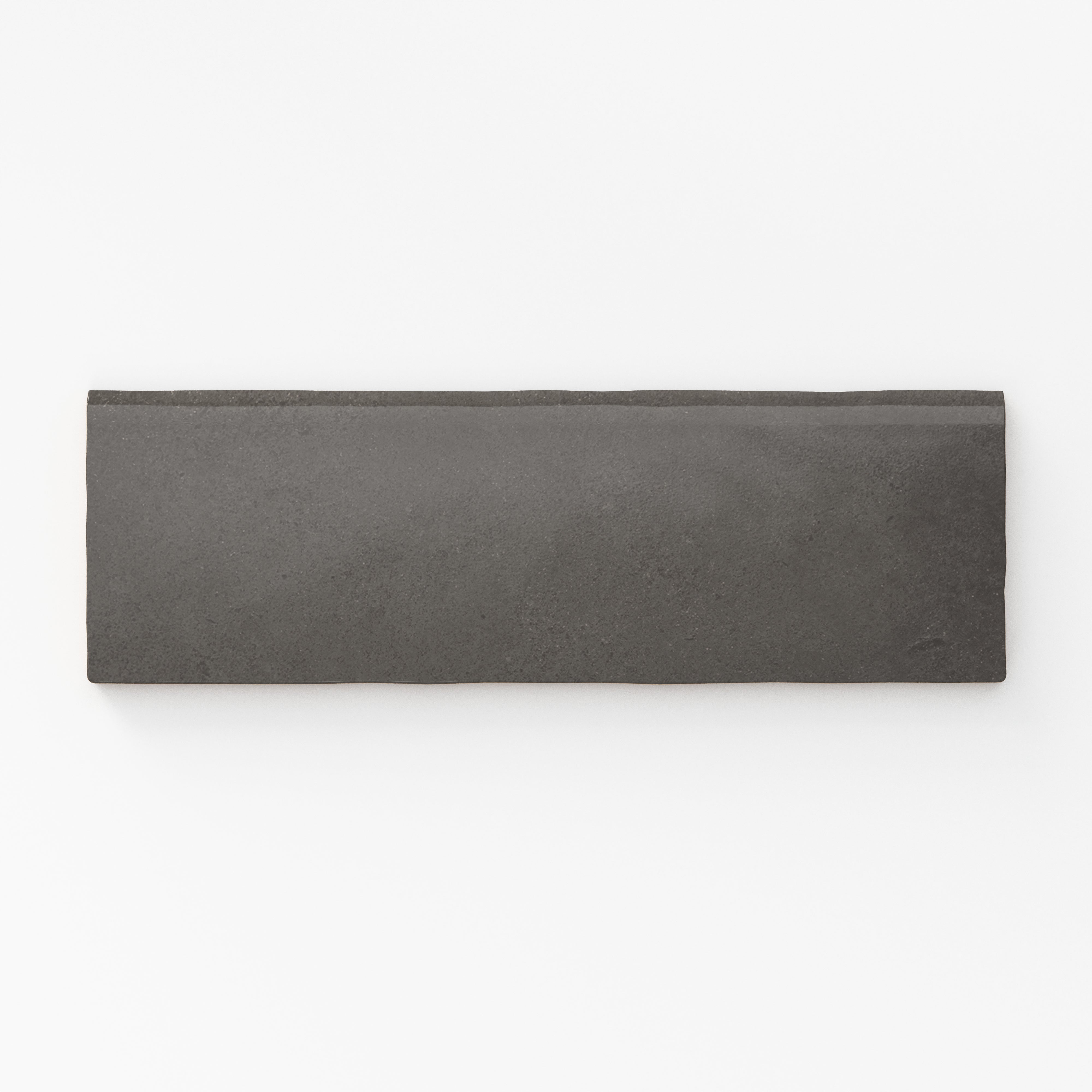 Ellie 2.5x8 Bullnose Matte Porcelain Tile in Smoke