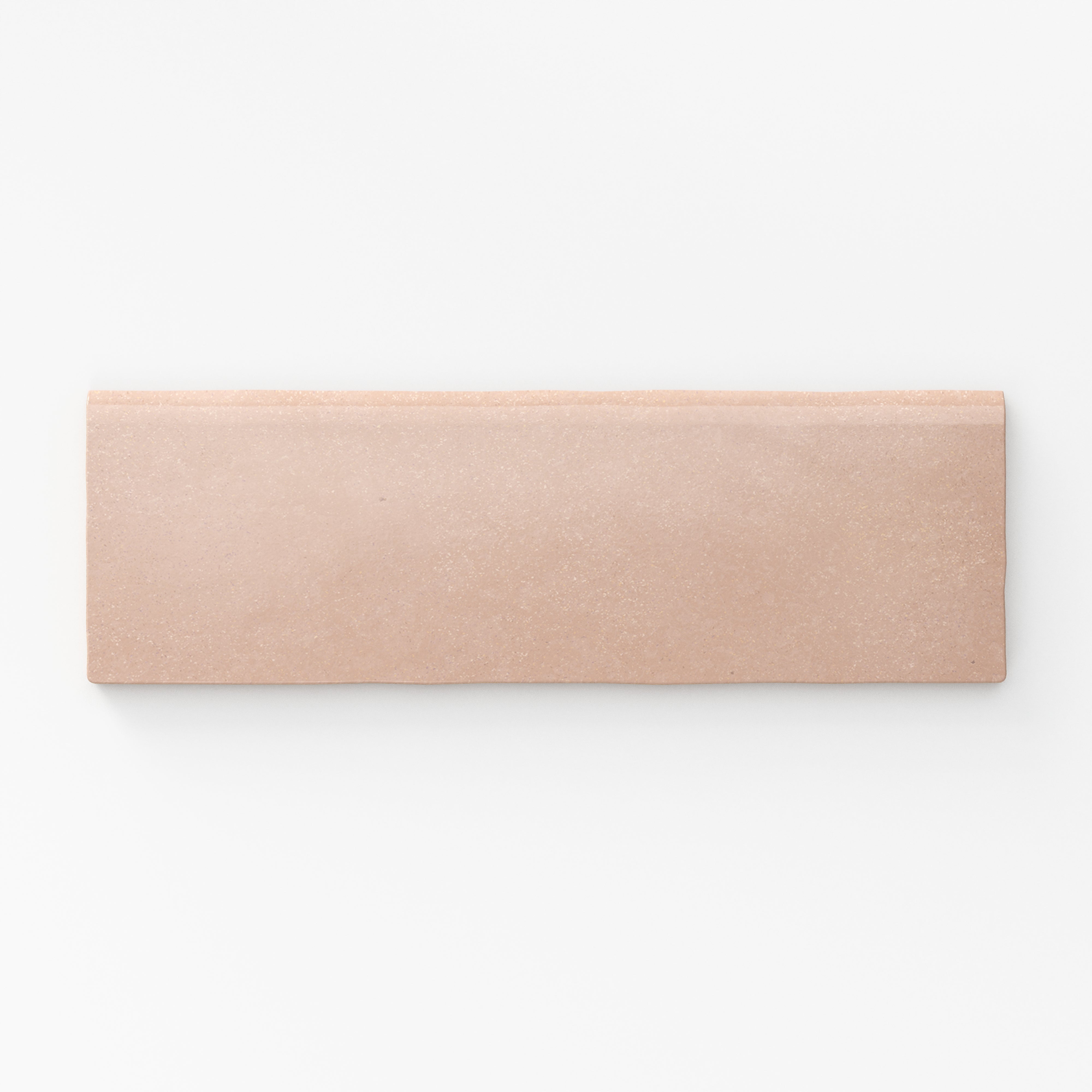 Ellie 2.5x8 Bullnose Matte Porcelain Tile in Blush